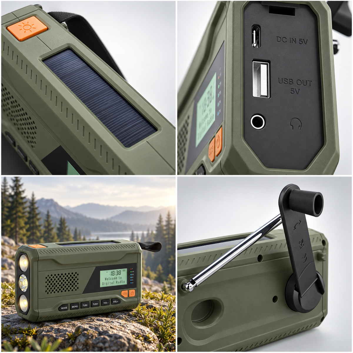 Nordspur | Solanta Portable Solar Crank Radio