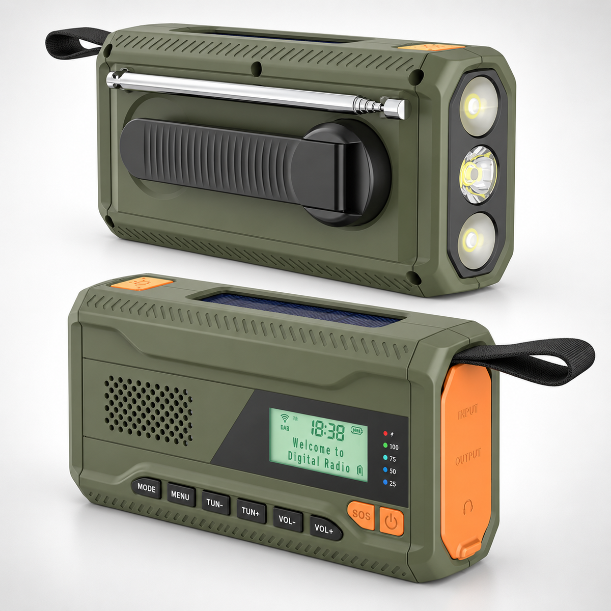 Nordspur | Solanta Portable Solar Crank Radio