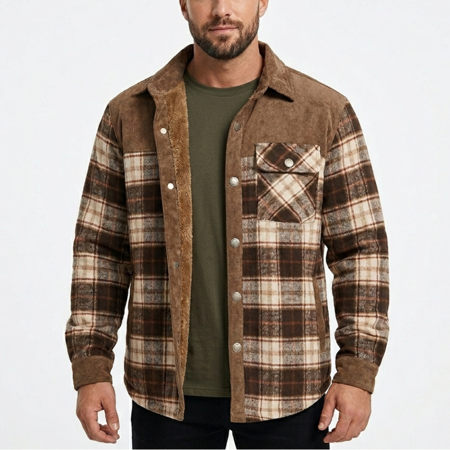 Nordspur | Insulated Flannel Shirt Jacket