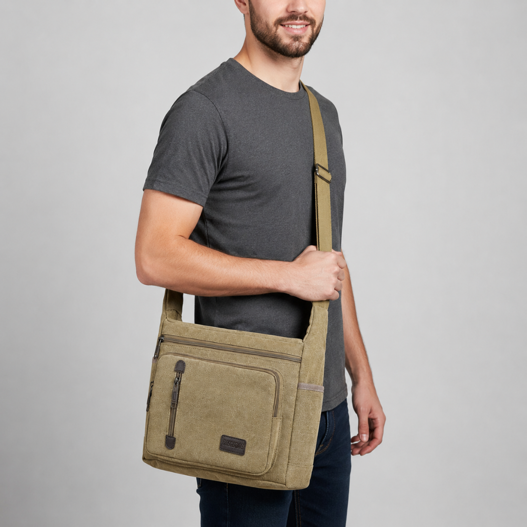 Nordspur | Retro Canvas Shoulder Bag