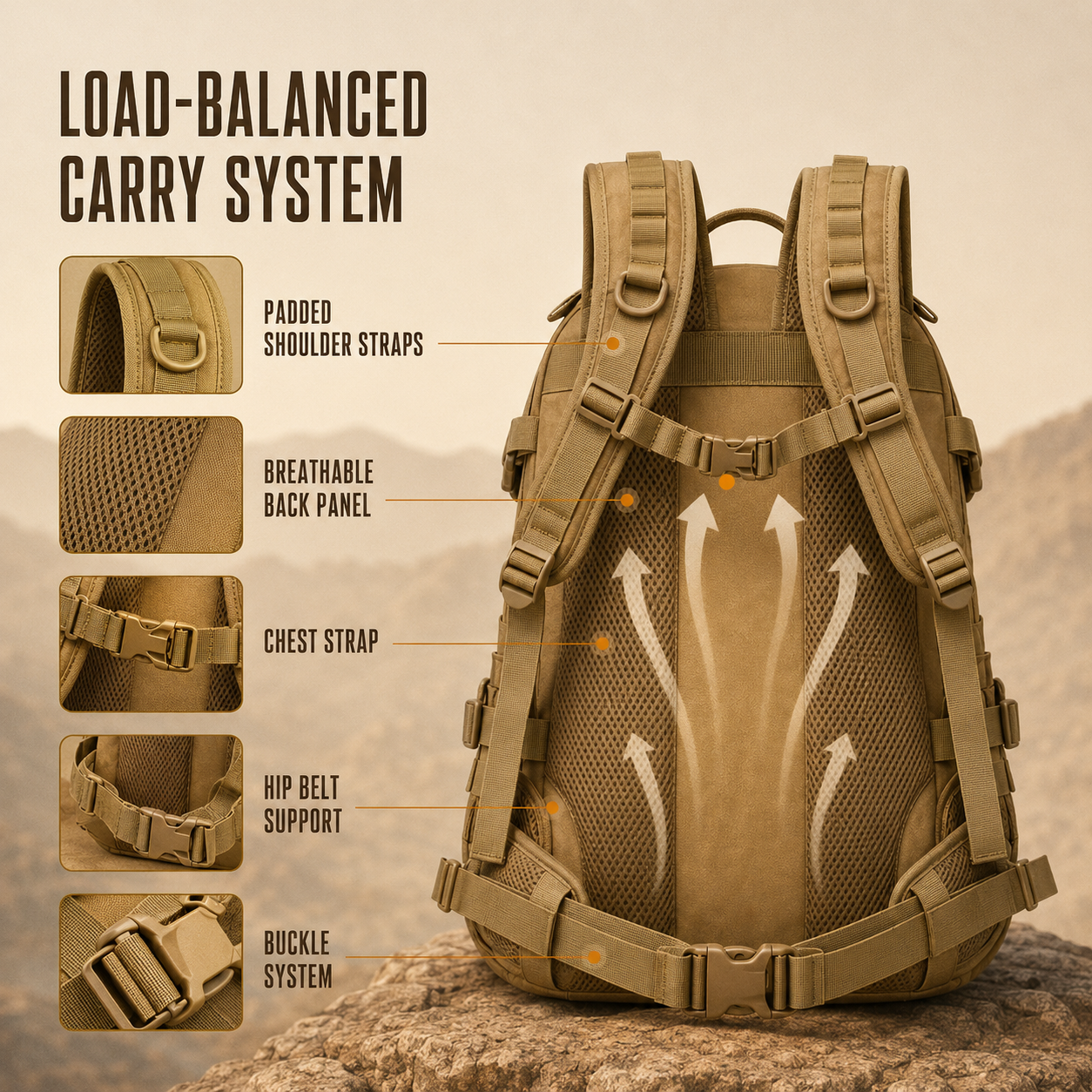 Nordspur | 40 Liter Tactical Backpack