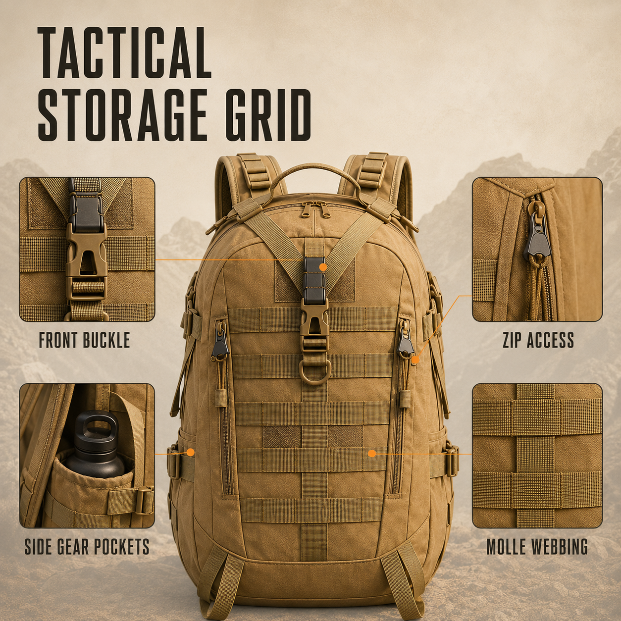 Nordspur | 40 Liter Tactical Backpack