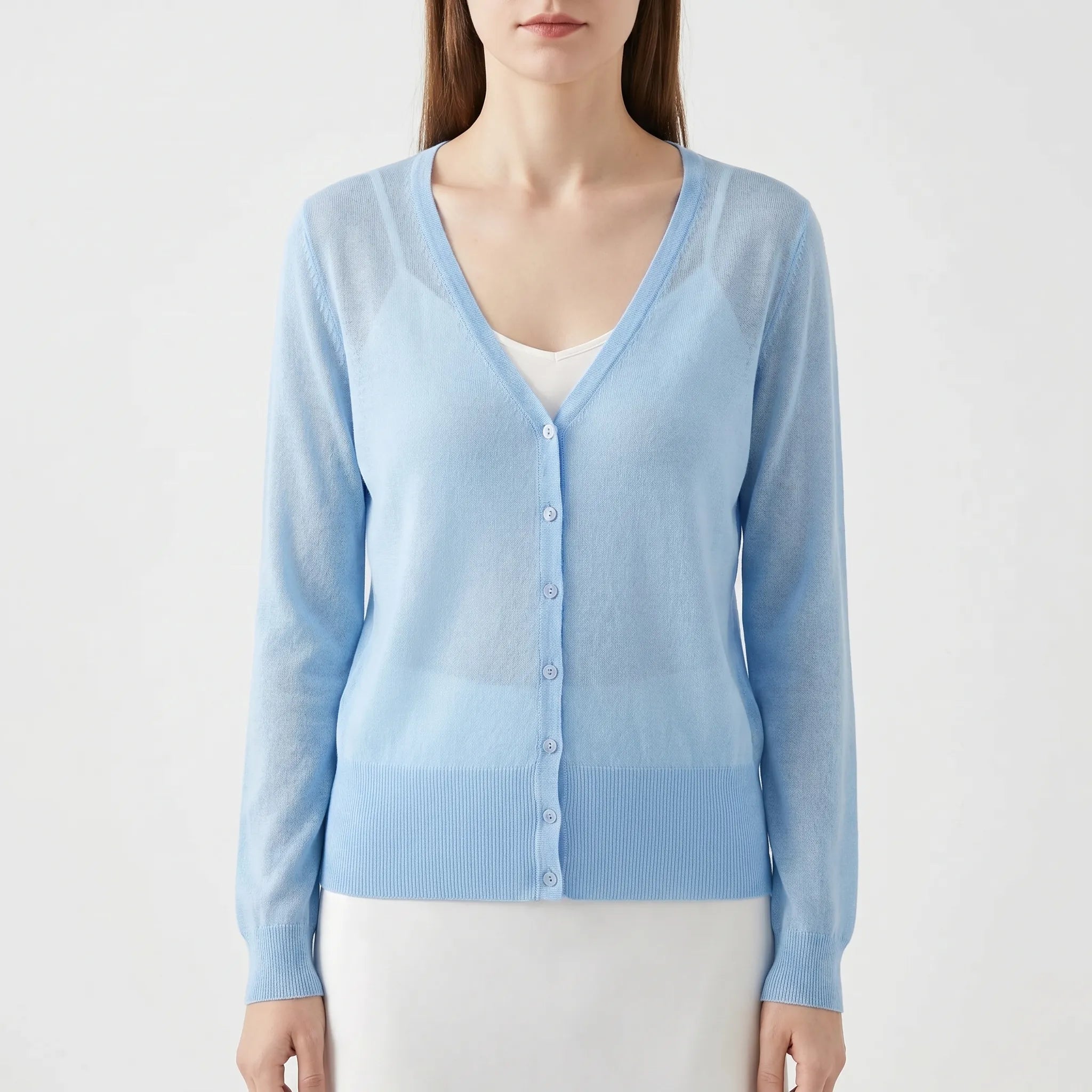 Nordspur | Aeralis Semi-Sheer Cropped Cardigan