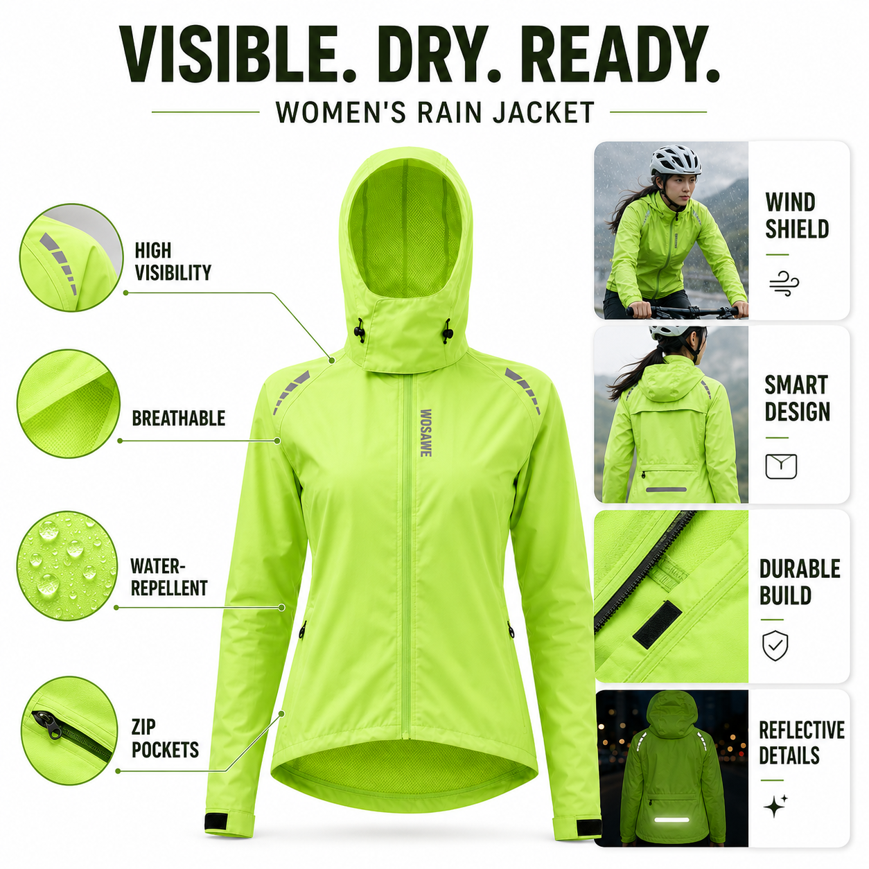 Nordspur | Aerava High Visibility Cycling Jacket