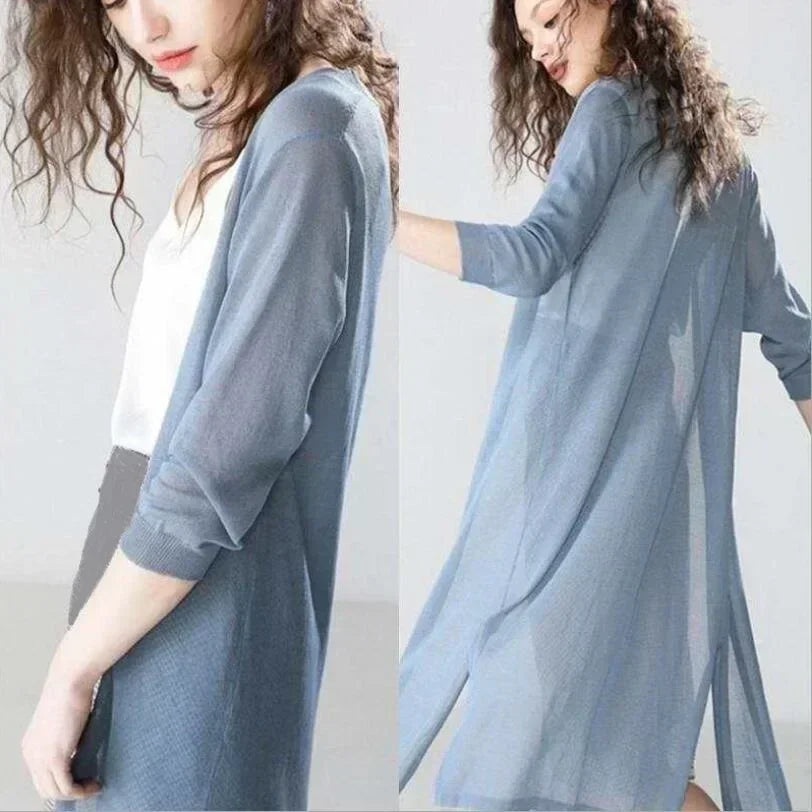 Nordspur | Aerisell Longline Open Front Cardigan