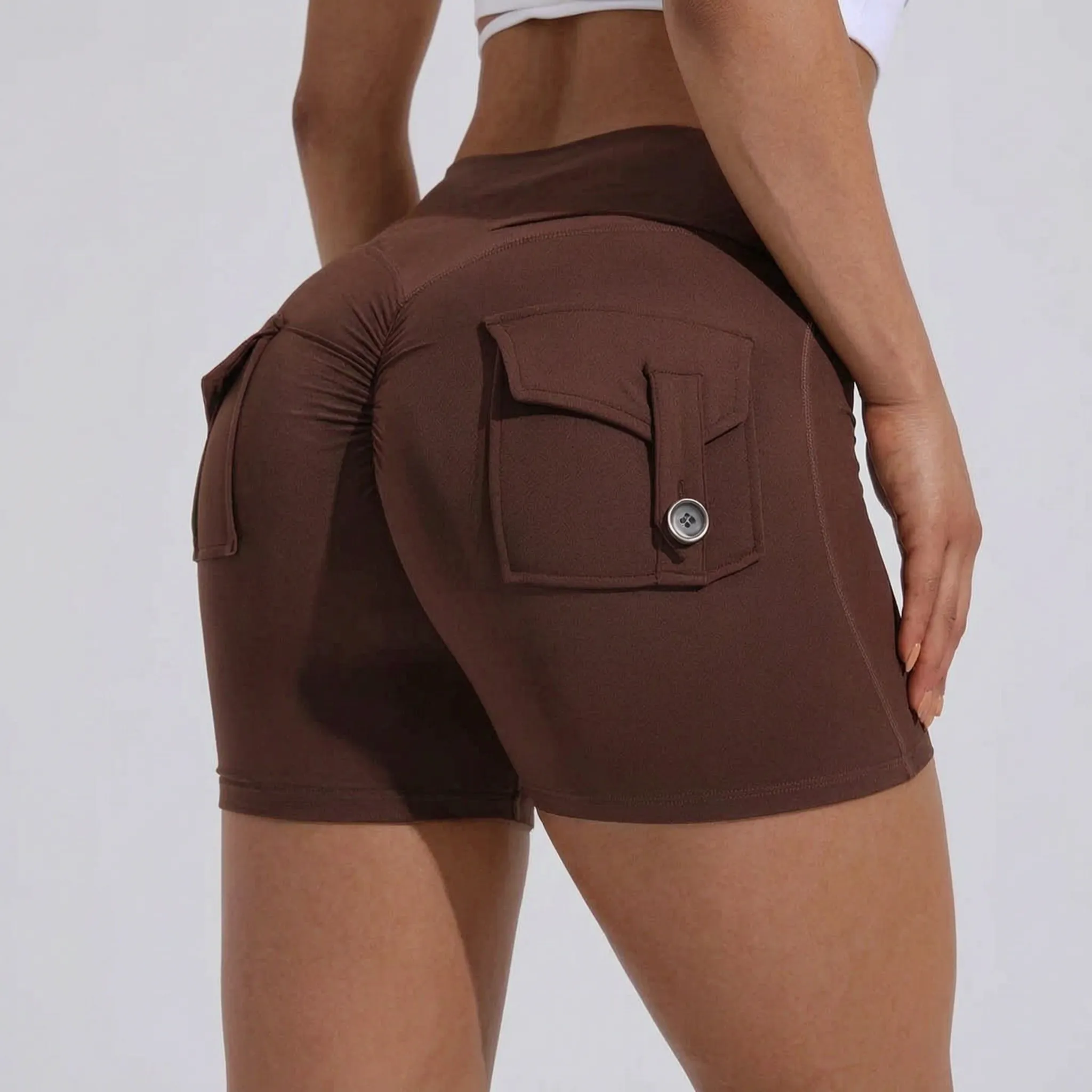 Nordspur | AeroShorts High Waist Pocket Yoga Shorts