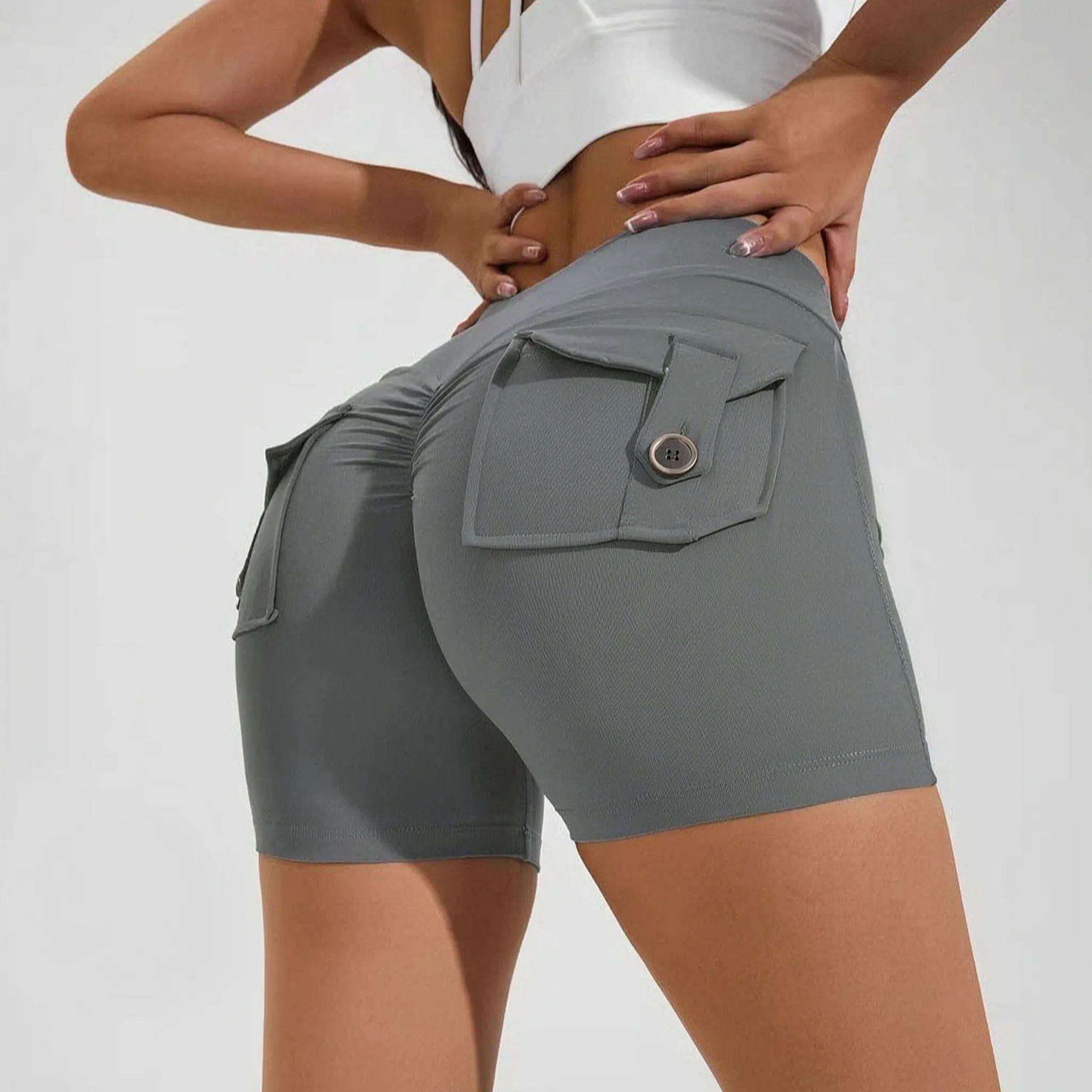 Nordspur | AeroShorts High Waist Pocket Yoga Shorts