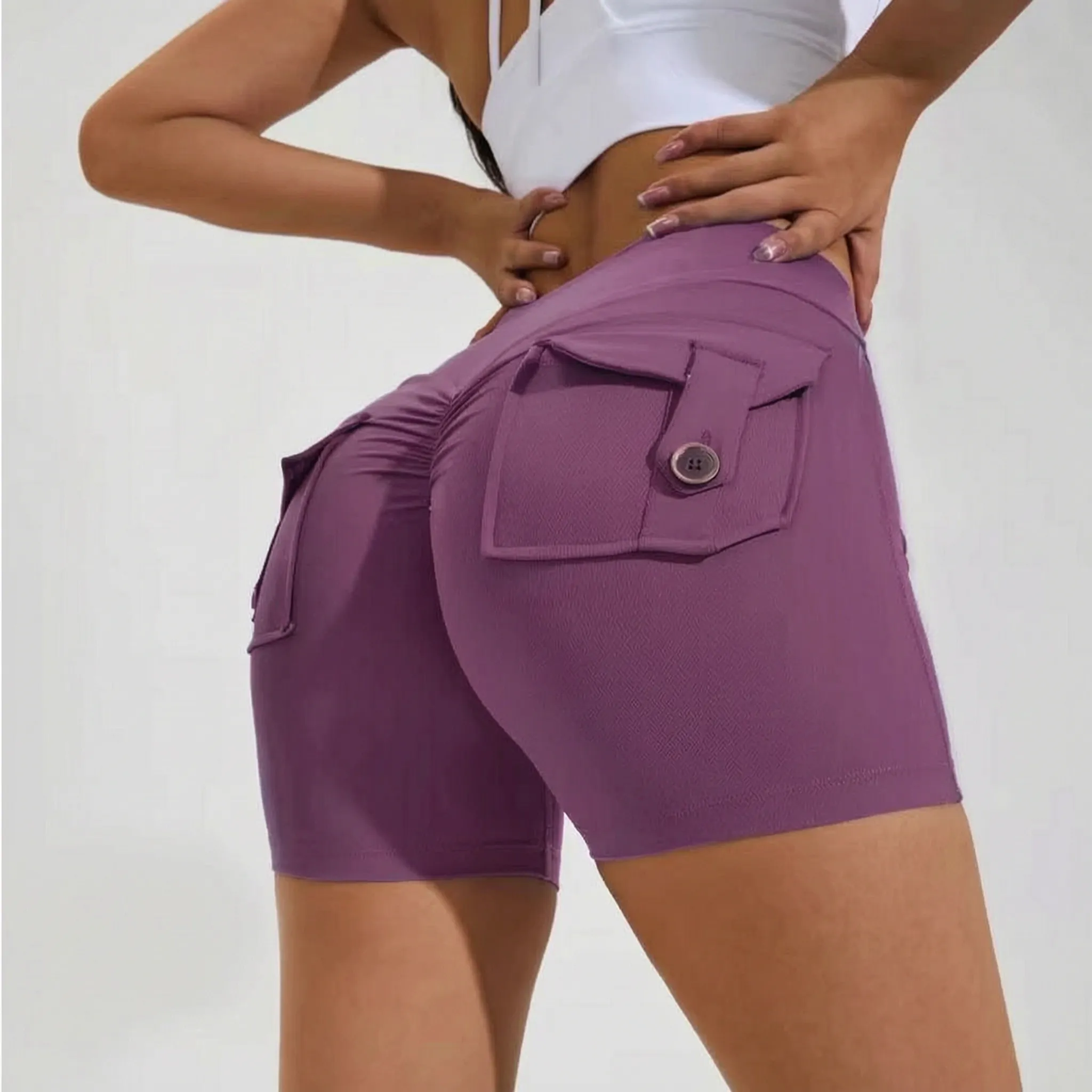 Nordspur | AeroShorts High Waist Pocket Yoga Shorts
