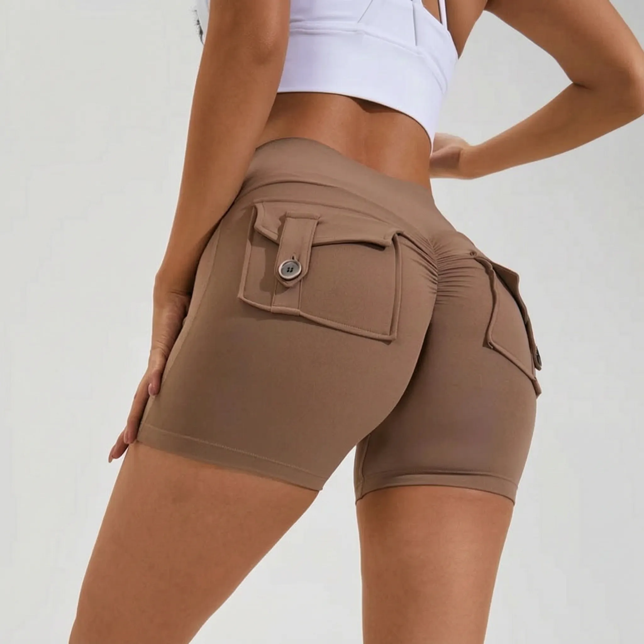 Nordspur | AeroShorts High Waist Pocket Yoga Shorts
