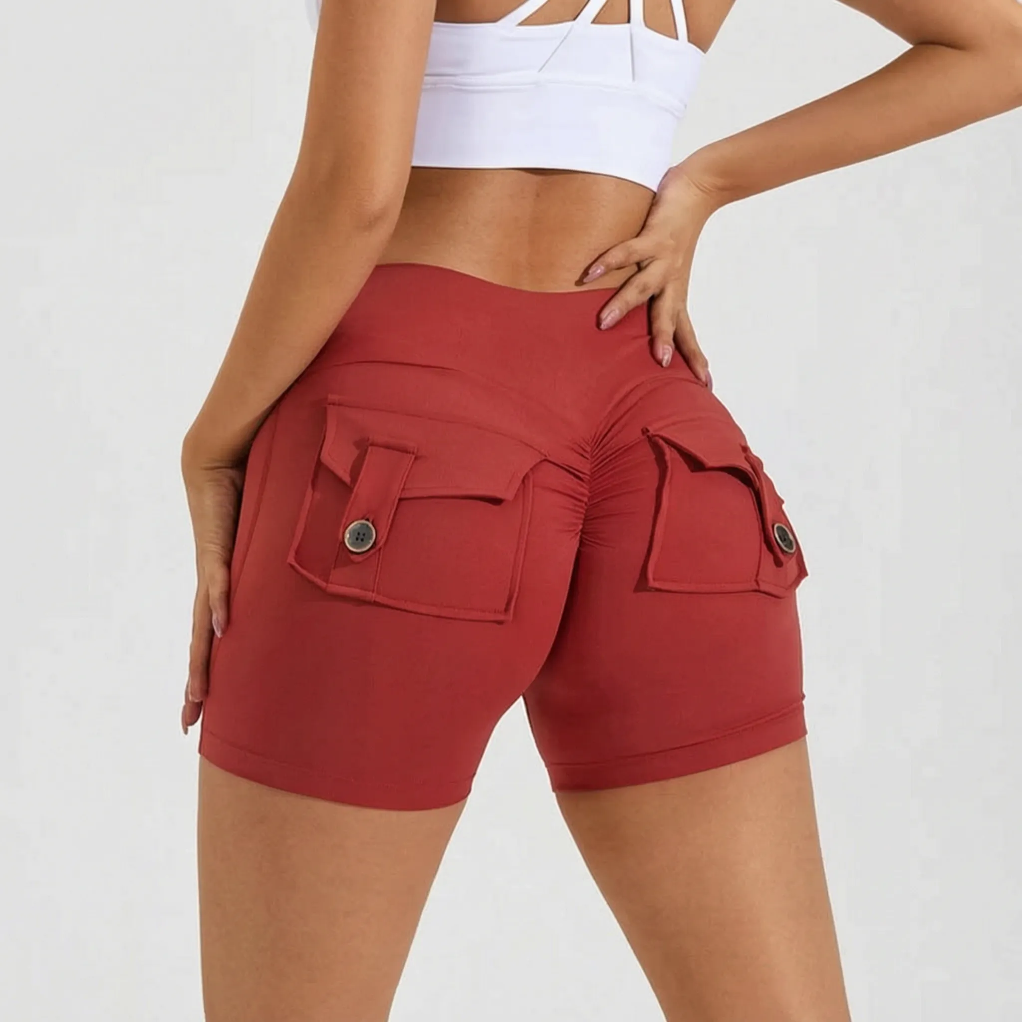 Nordspur | AeroShorts High Waist Pocket Yoga Shorts