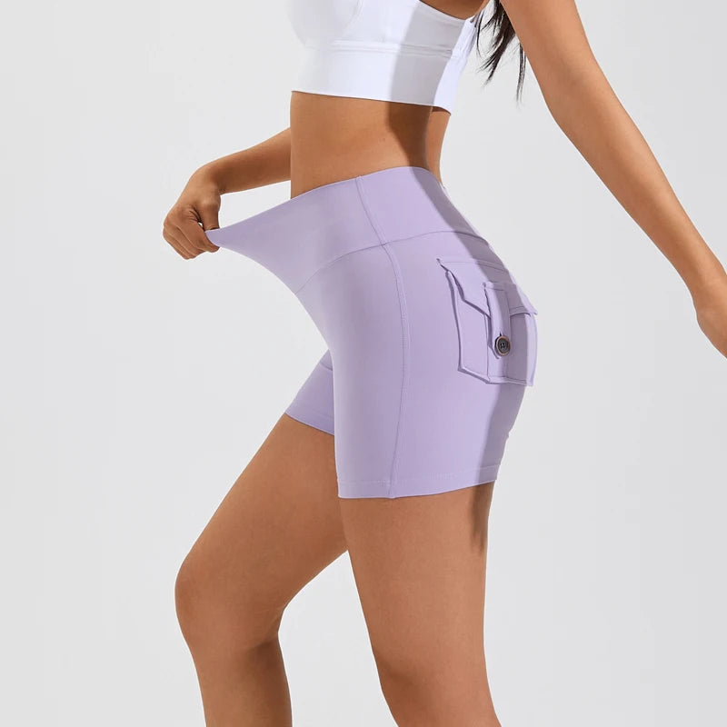 Nordspur | AeroShorts High Waist Pocket Yoga Shorts