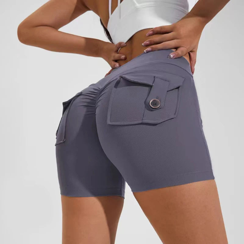 Nordspur | AeroShorts High Waist Pocket Yoga Shorts