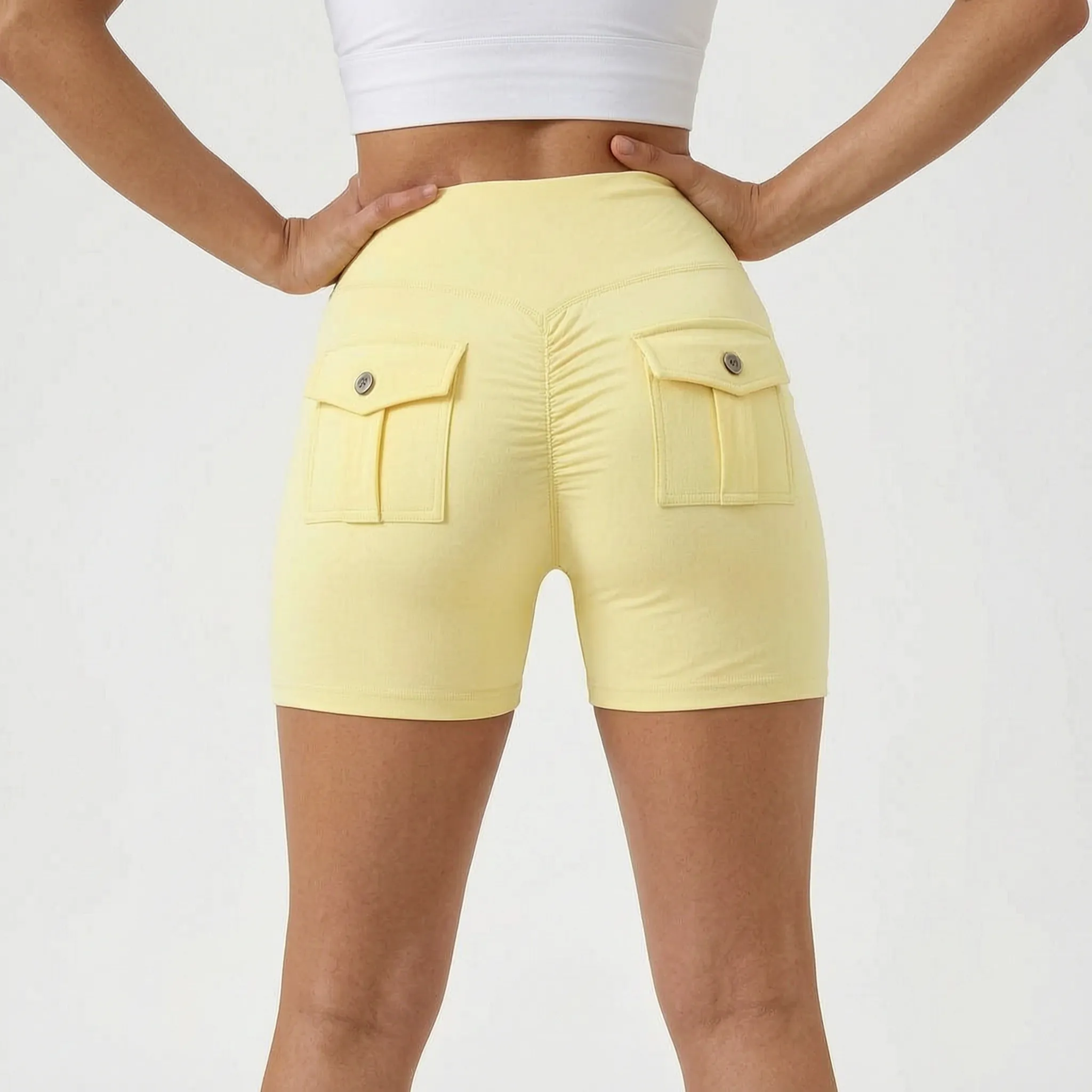 Nordspur | AeroShorts High Waist Pocket Yoga Shorts