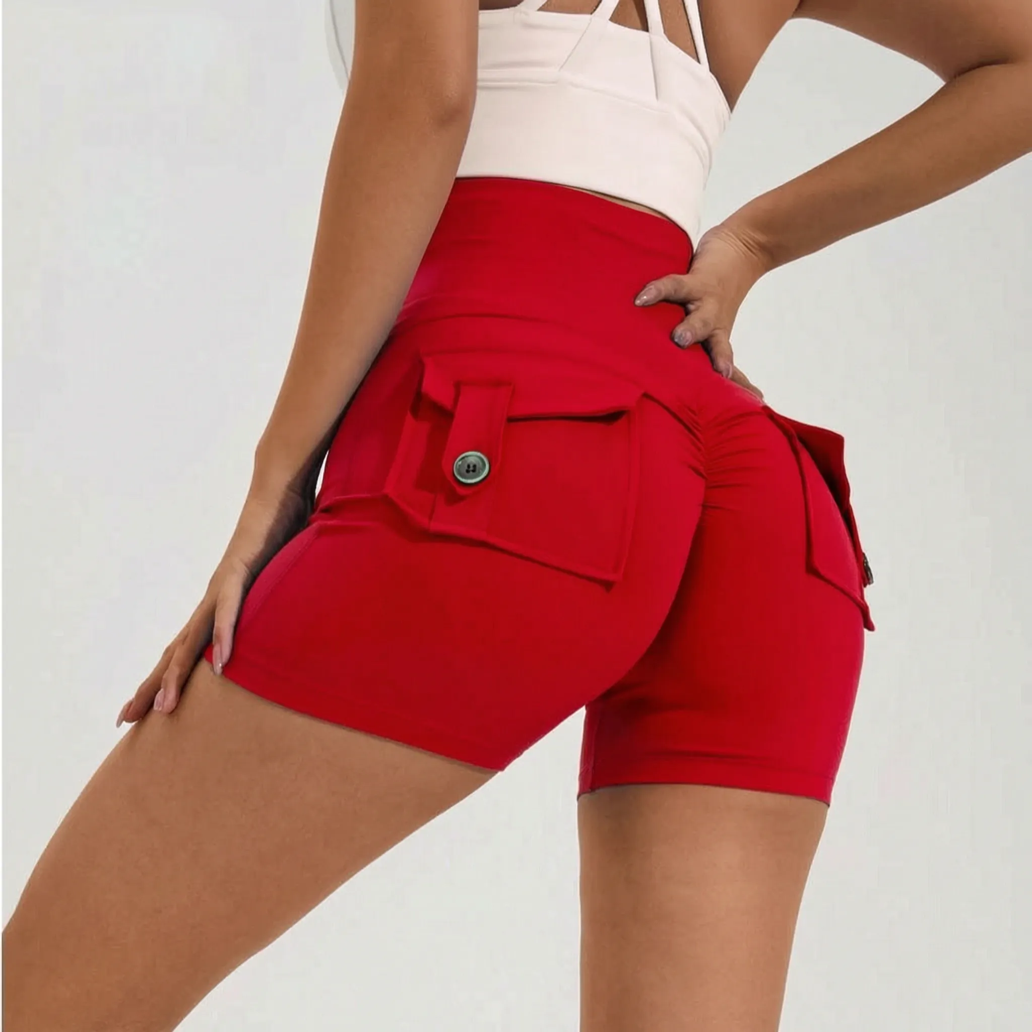 Nordspur | AeroShorts High Waist Pocket Yoga Shorts