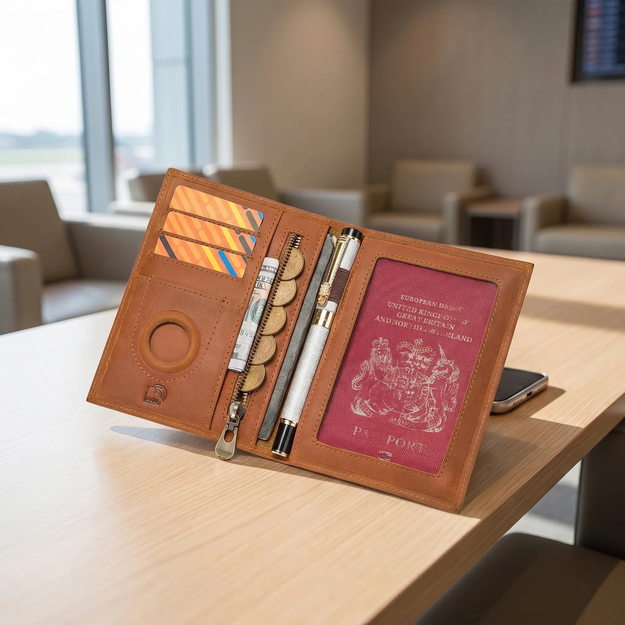 Nordspur | Aerocache Leather Travel Wallet