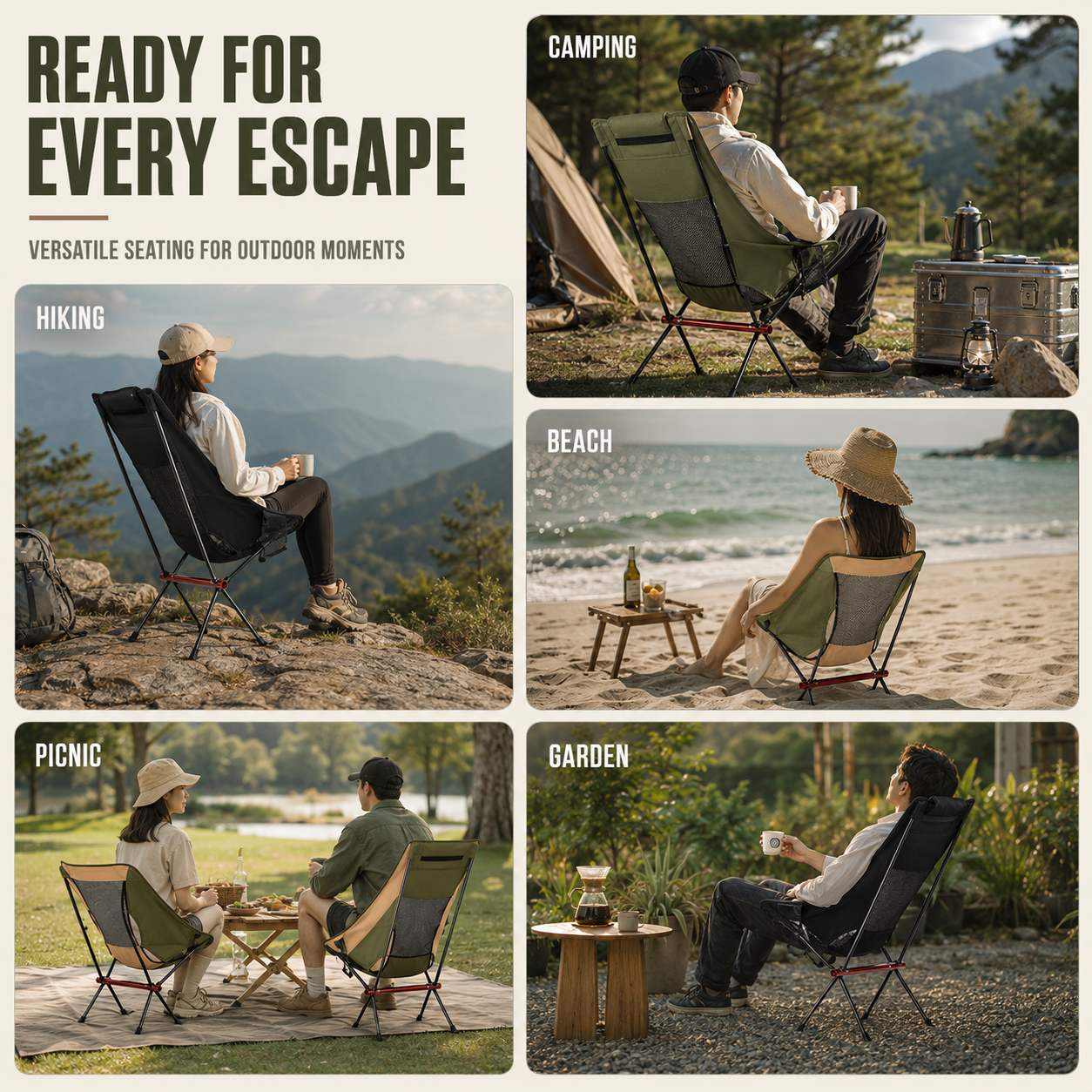 Nordspur | Aeroluna Ultralight Folding Highback Chair