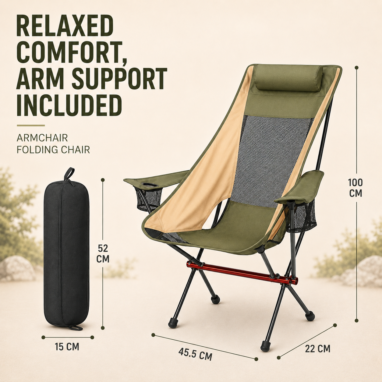 Nordspur | Aeroluna Ultralight Folding Highback Chair