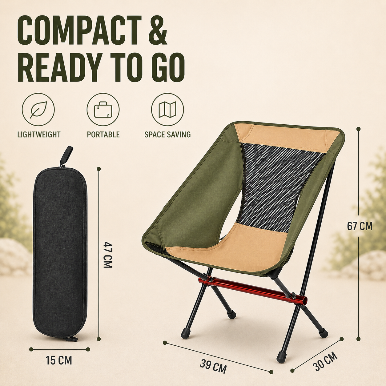 Nordspur | Aeroluna Ultralight Folding Highback Chair