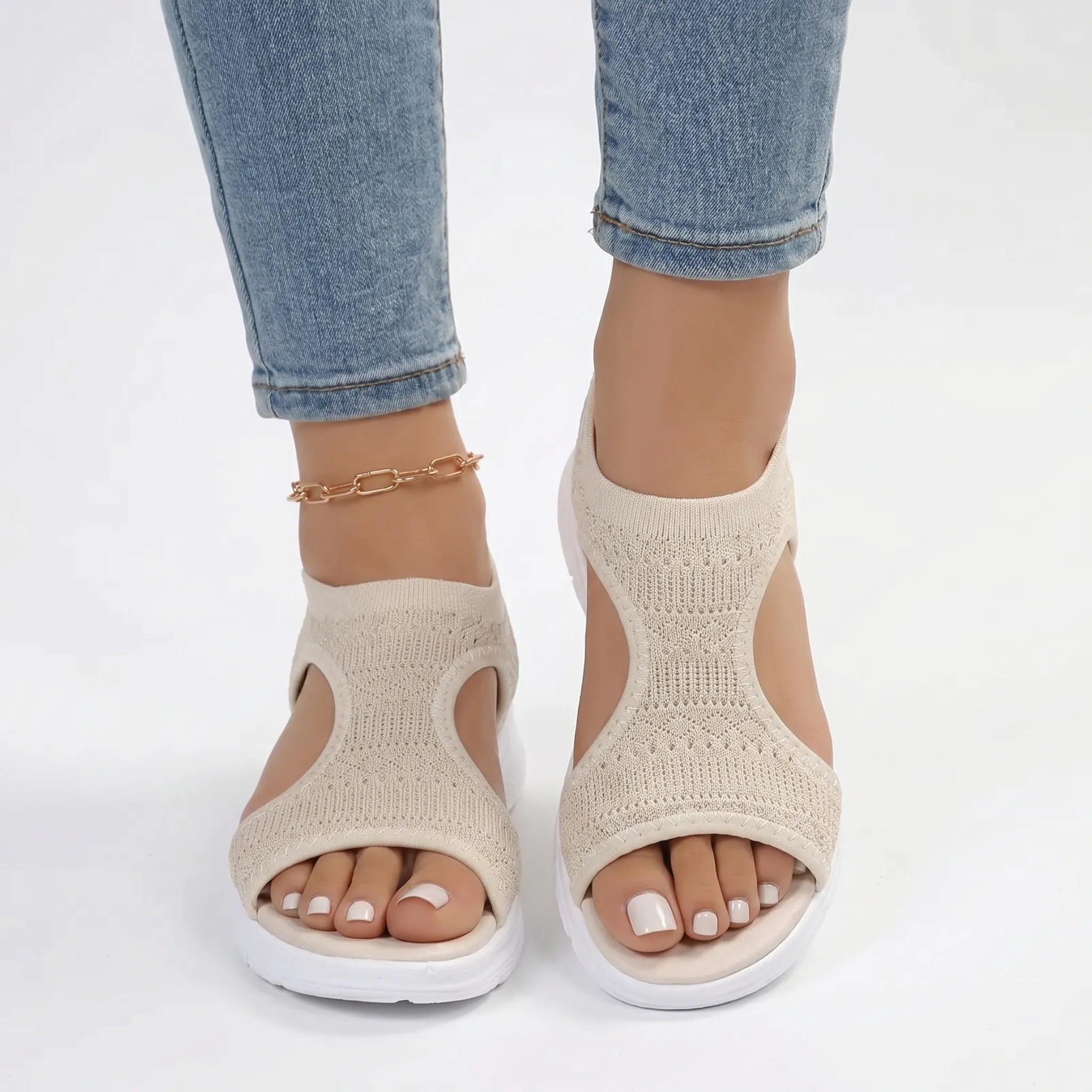 Nordspur | Aerovela Knitted Sports Wedge Sandals
