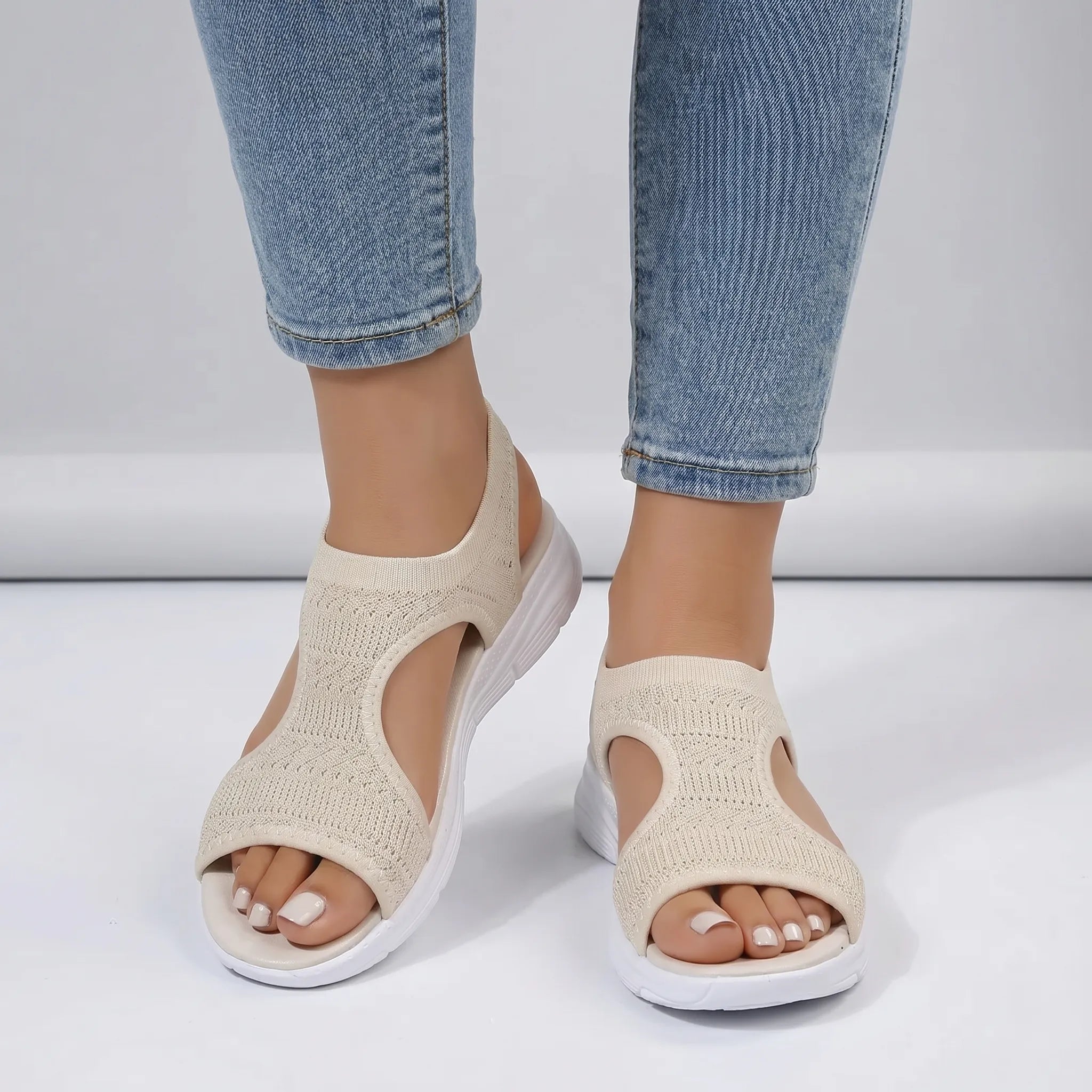 Nordspur | Aerovela Knitted Sports Wedge Sandals