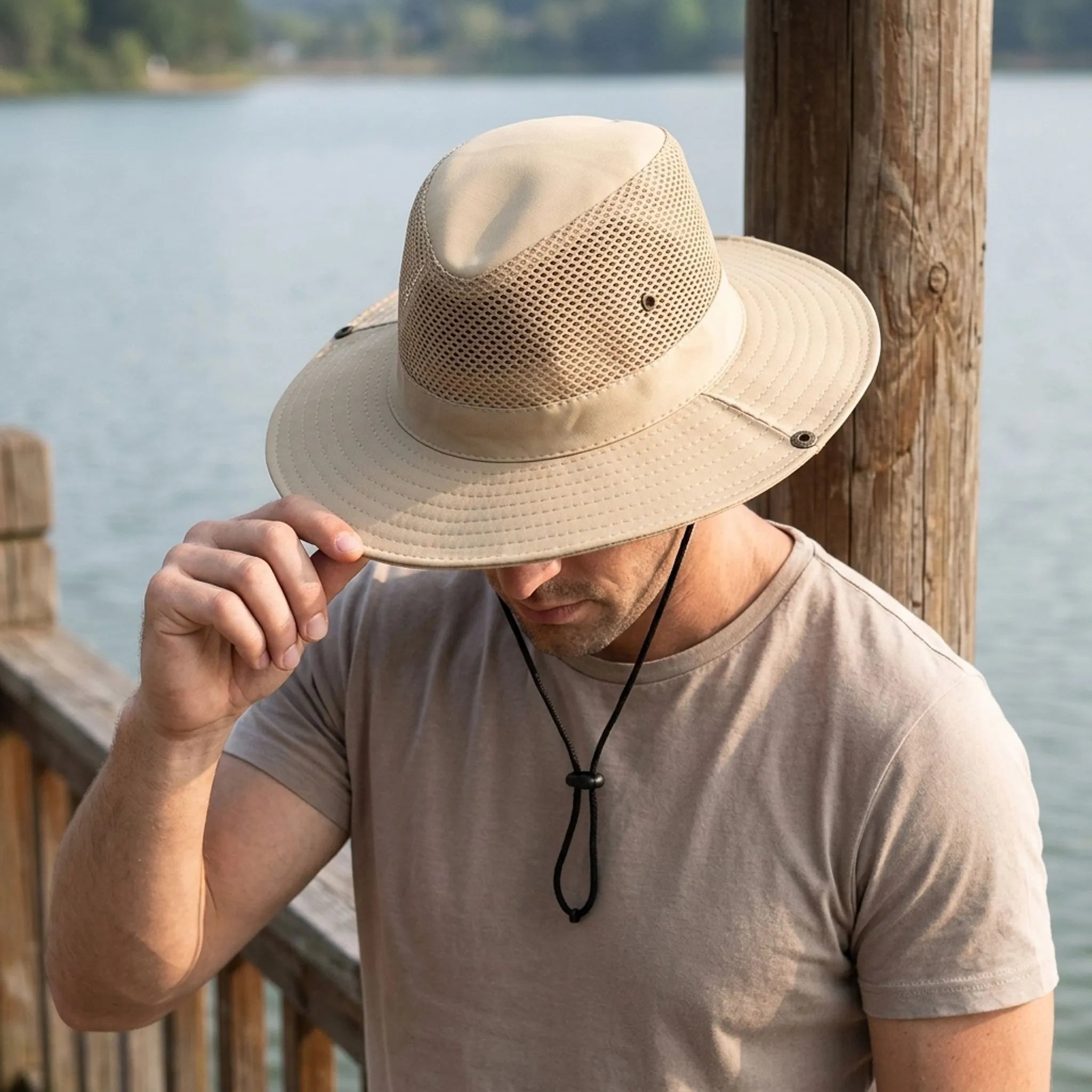 Nordspur | Aerovent Wide Brim Mesh Hat