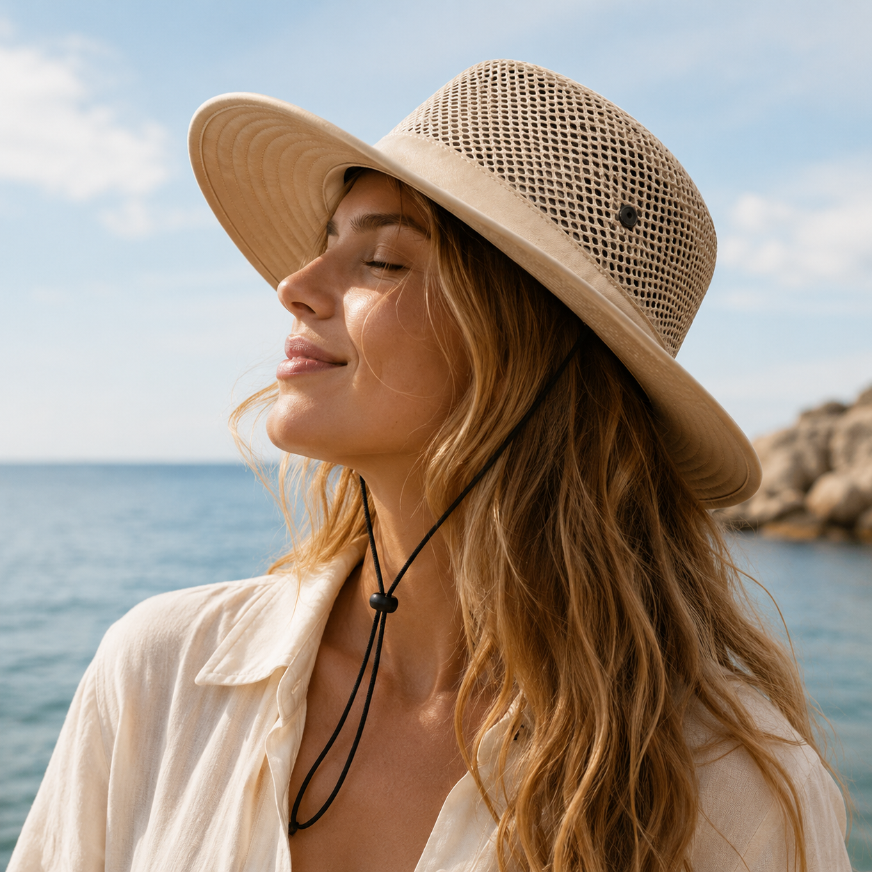 Nordspur | Aerovent Wide Brim Mesh Hat