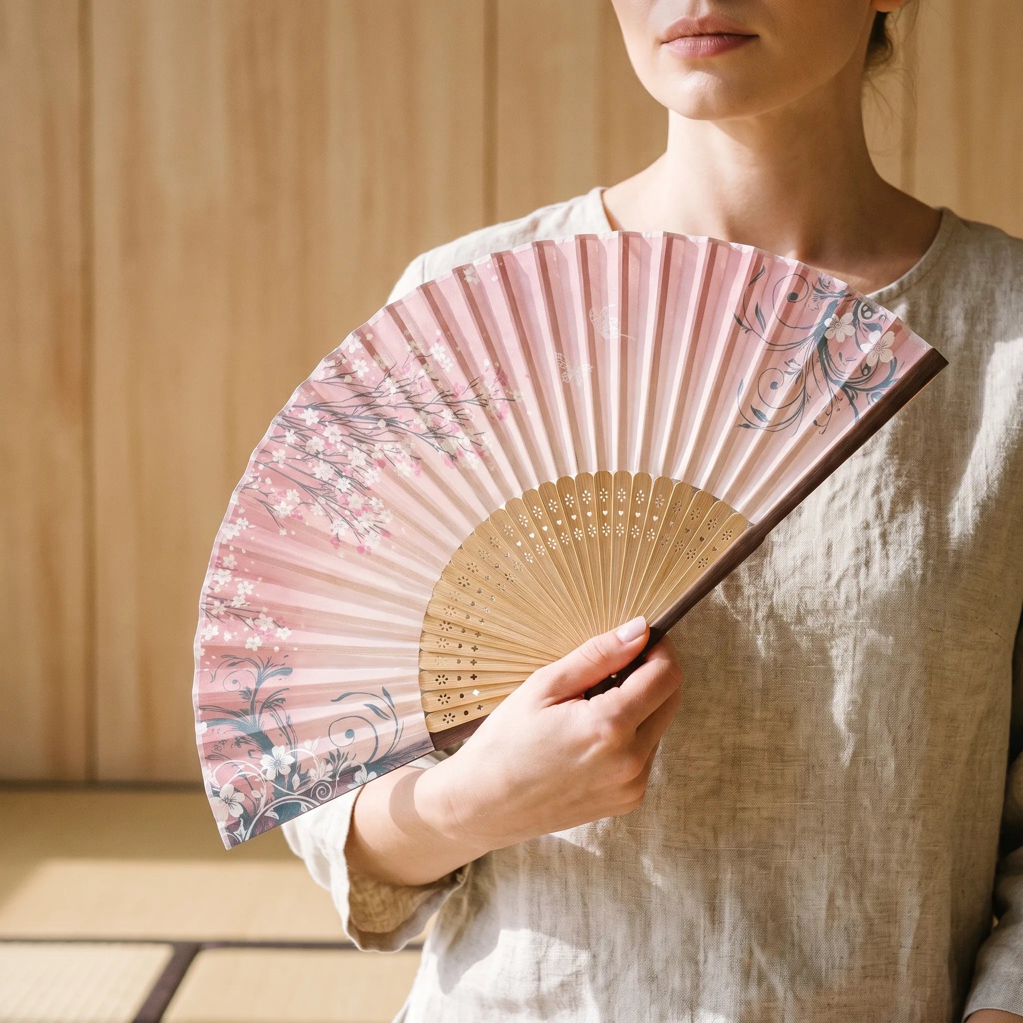 Nordspur | Aerowave Traditional Printed Hand Folding Fan