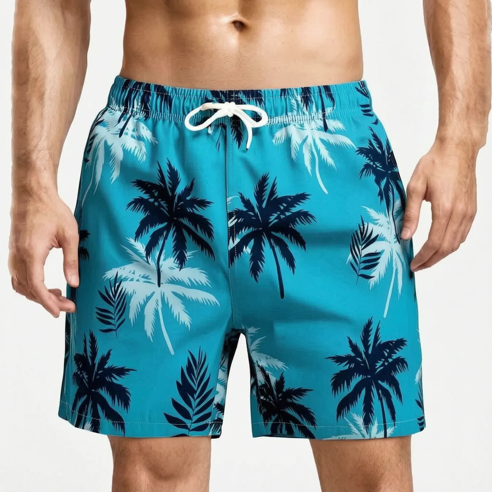 Nordspur | Aestiva Casual Palm Print Mens Shorts