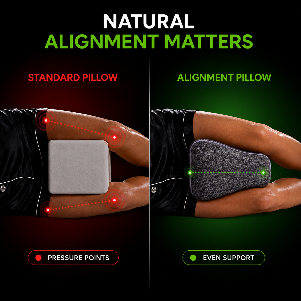 Nordspur | Alignique Contoured Side Sleeper Pillow