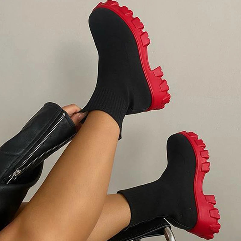 Nordspur | Altaire Chunky Platform Ankle Boots