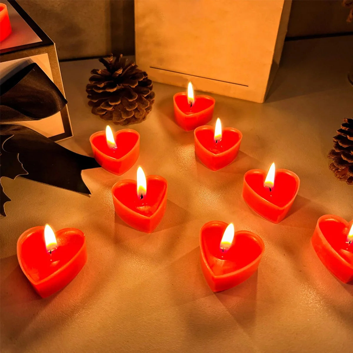 Nordspur | Amouris Heart Shaped Tealight Candles