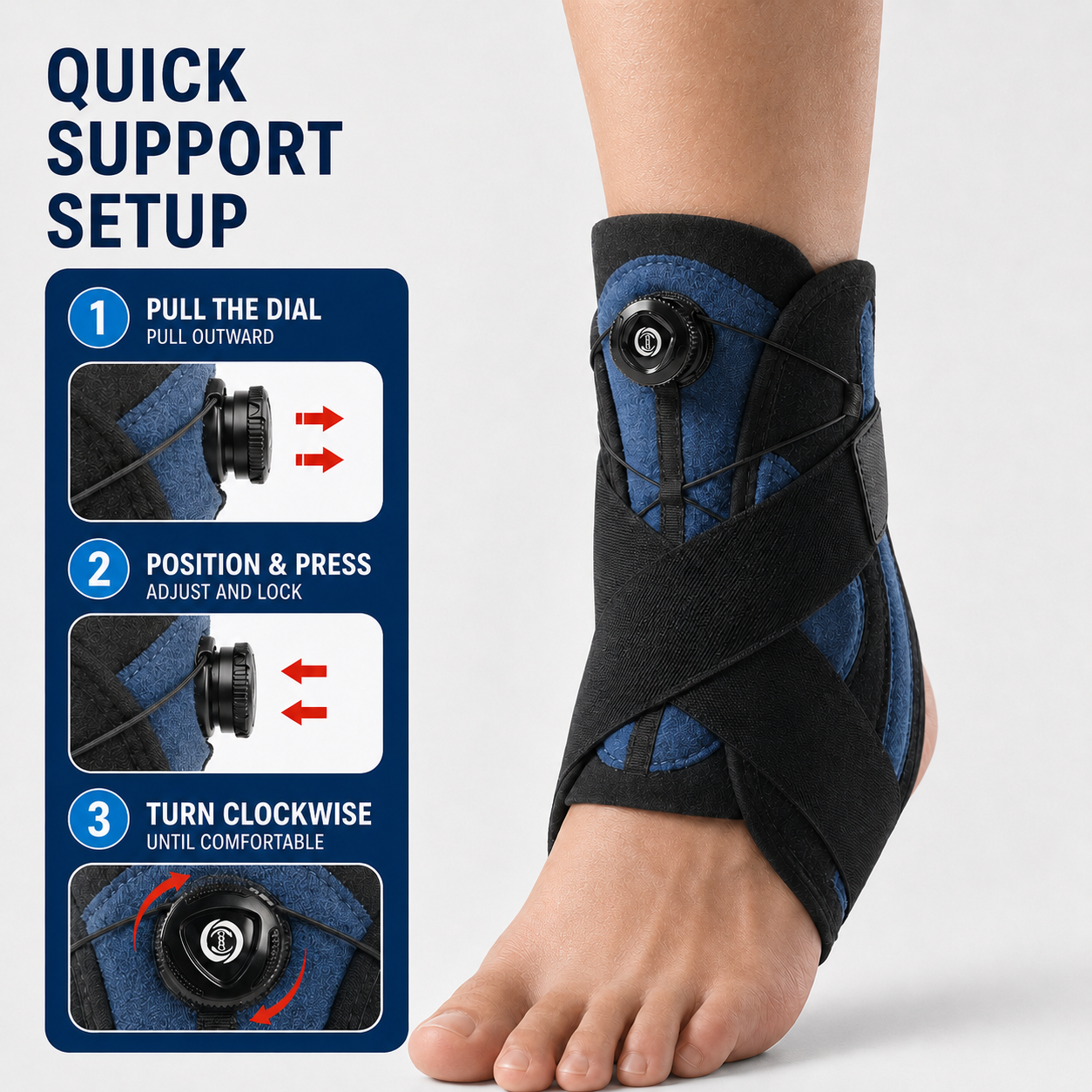 Nordspur | Ankoraid Adjustable Pressurised Ankle Support