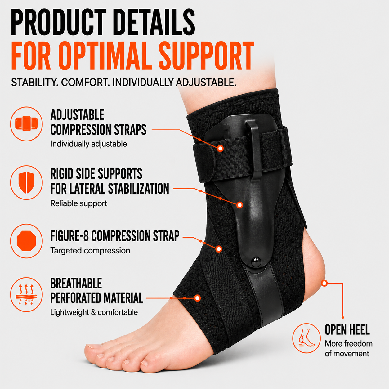 Nordspur | Ankuraid Adjustable Ankle Support Brace