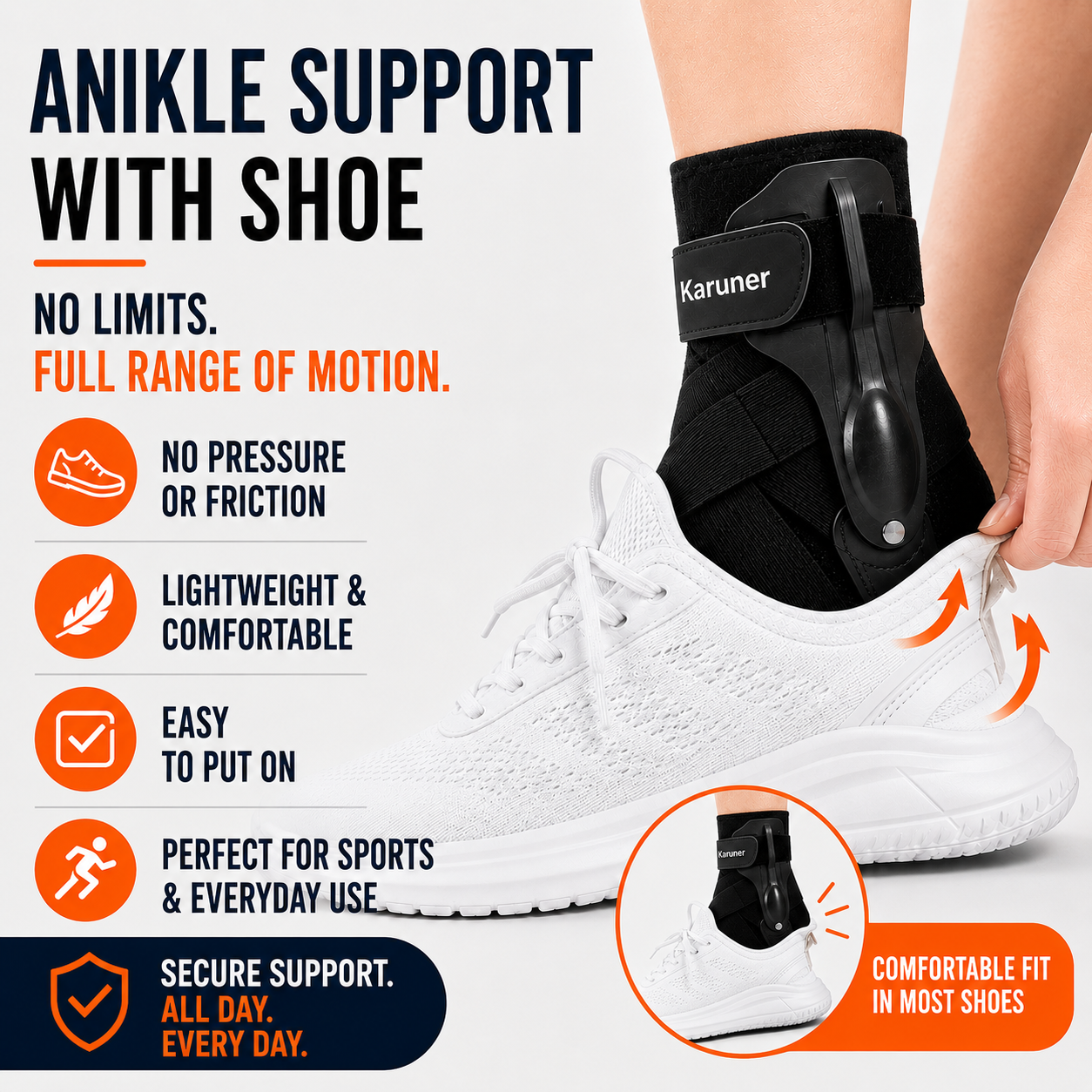 Nordspur | Ankuraid Adjustable Ankle Support Brace