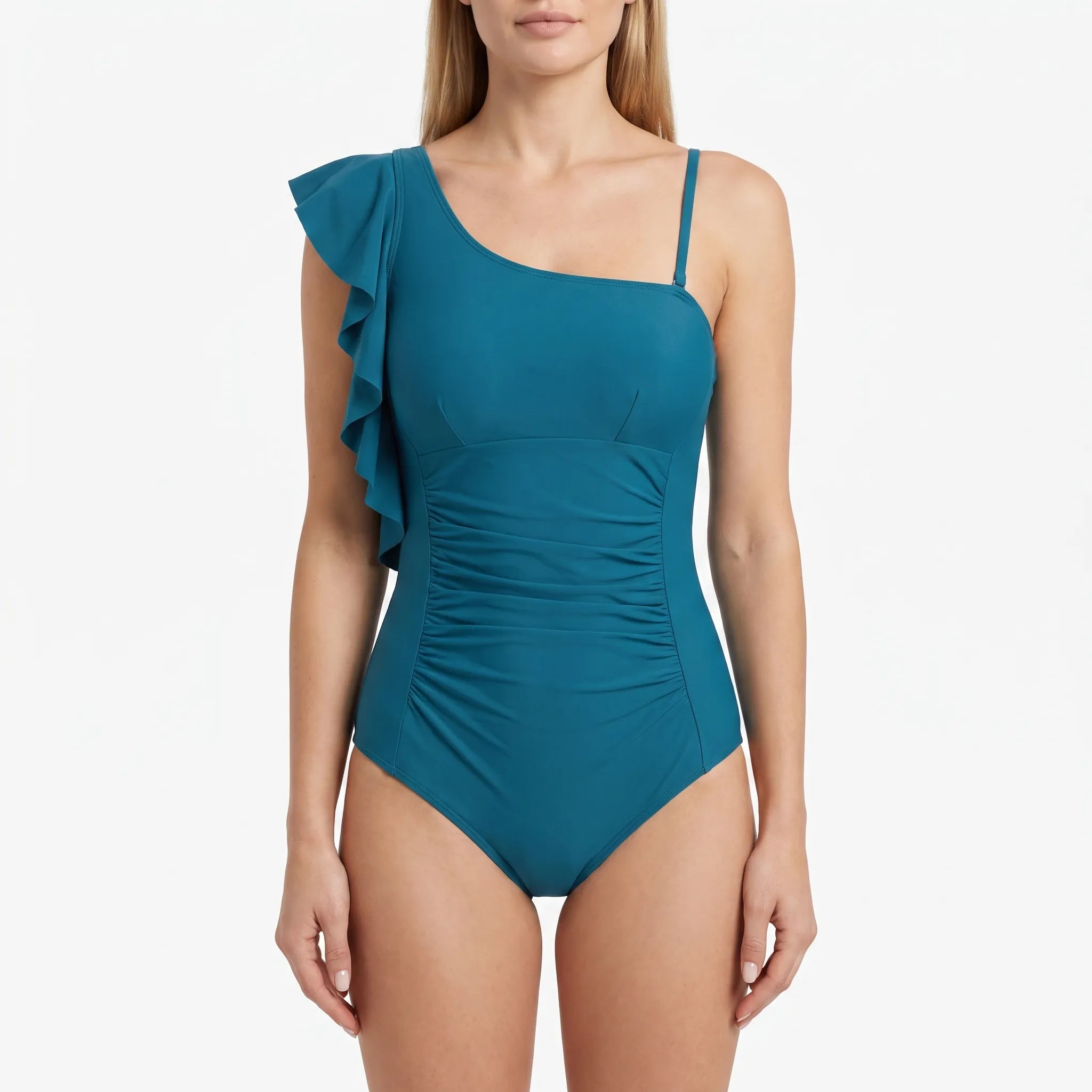 Nordspur | Aquadrape Asymmetrical Ruffled One Piece Swimsuit