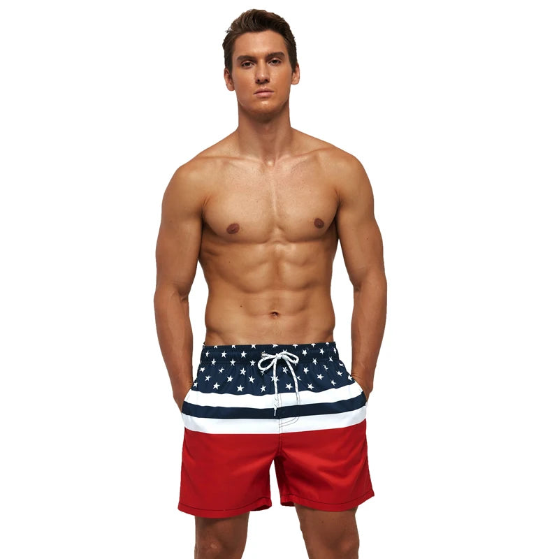 Nordspur | Aquastride Striped Men's Swim Shorts