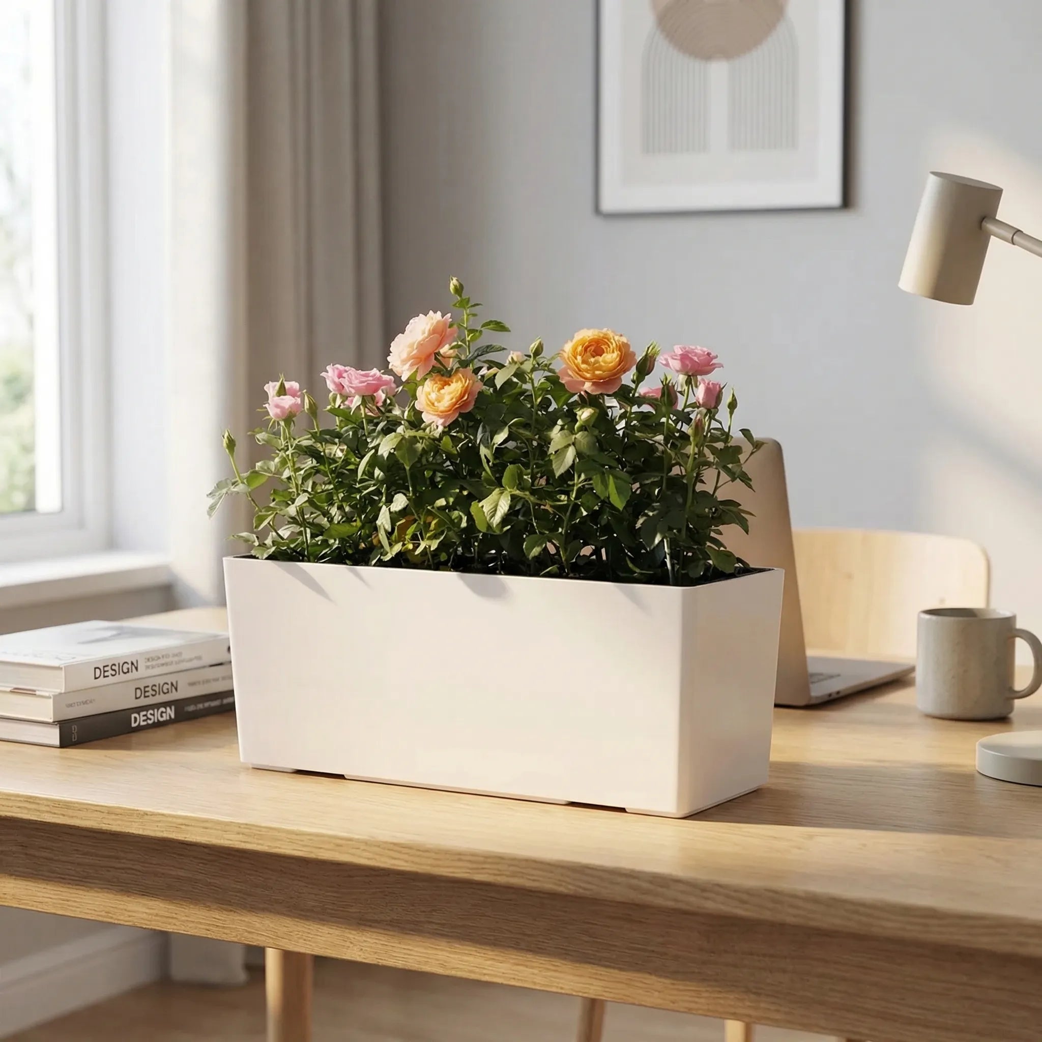 Nordspur | Aquaverde Rectangular Self-Watering Indoor Planter
