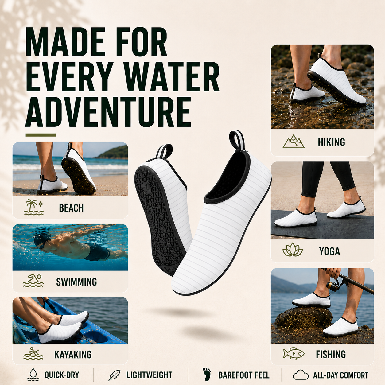 Nordspur | Aquglide Barefoot-Feel Water Sport Shoe