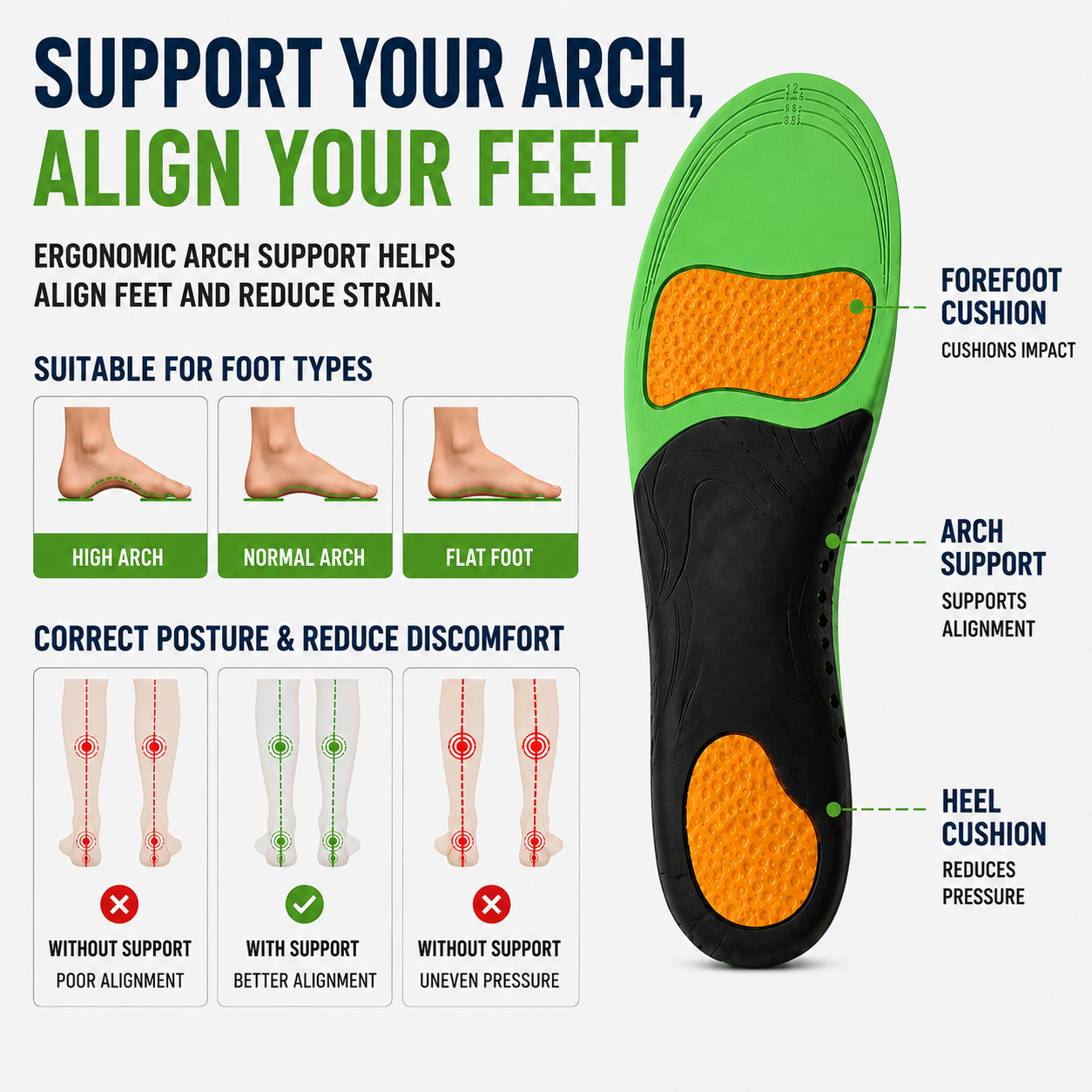 Nordspur | Arcynor Contoured Arch Support Insole