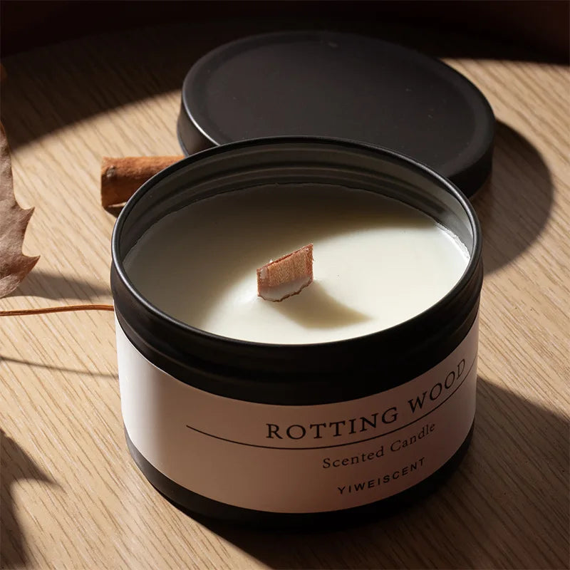Nordspur | AromaDusk Minimalist Dark Cylindrical Room Fragrance Candle