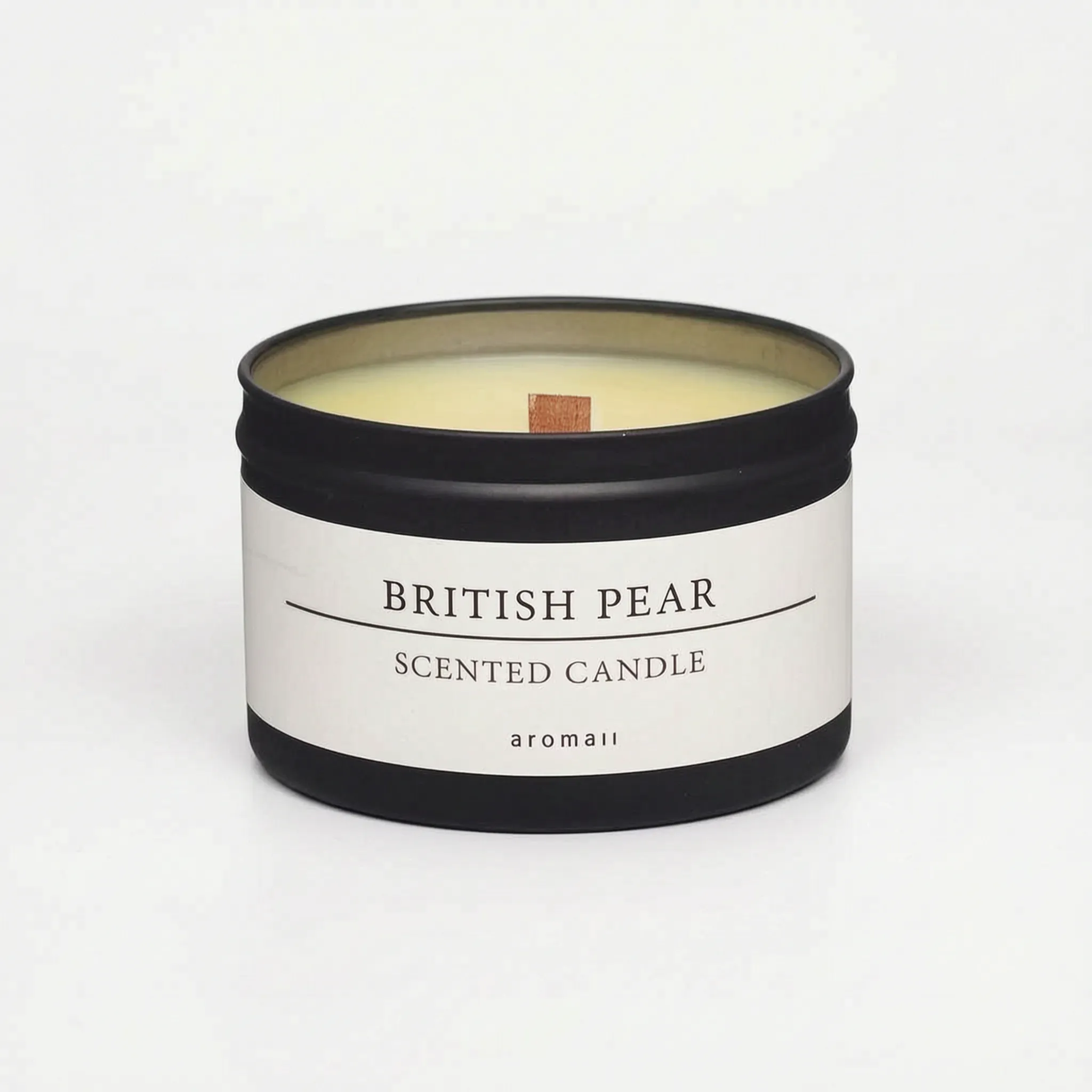 Nordspur | AromaDusk Minimalist Dark Cylindrical Room Fragrance Candle