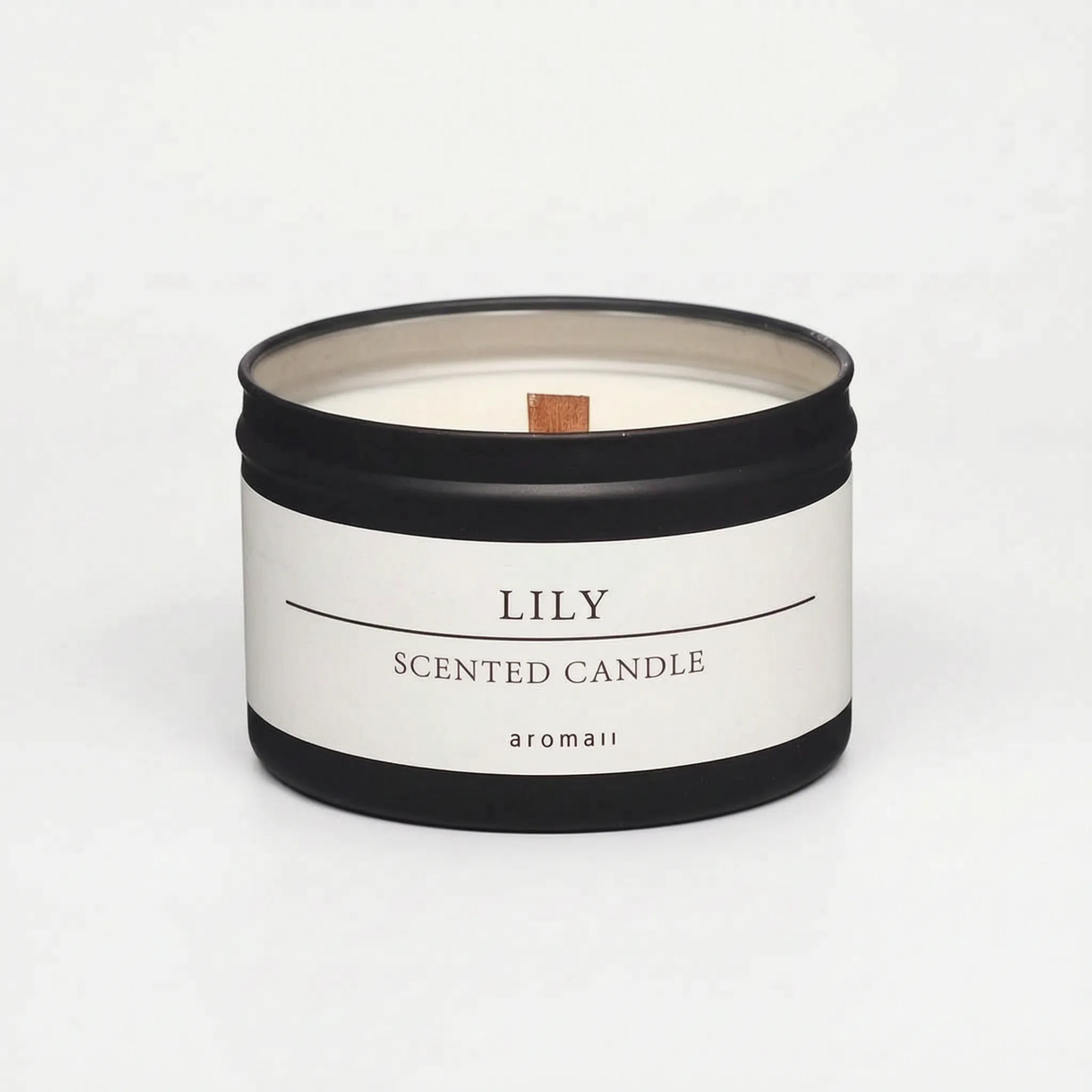 Nordspur | AromaDusk Minimalist Dark Cylindrical Room Fragrance Candle