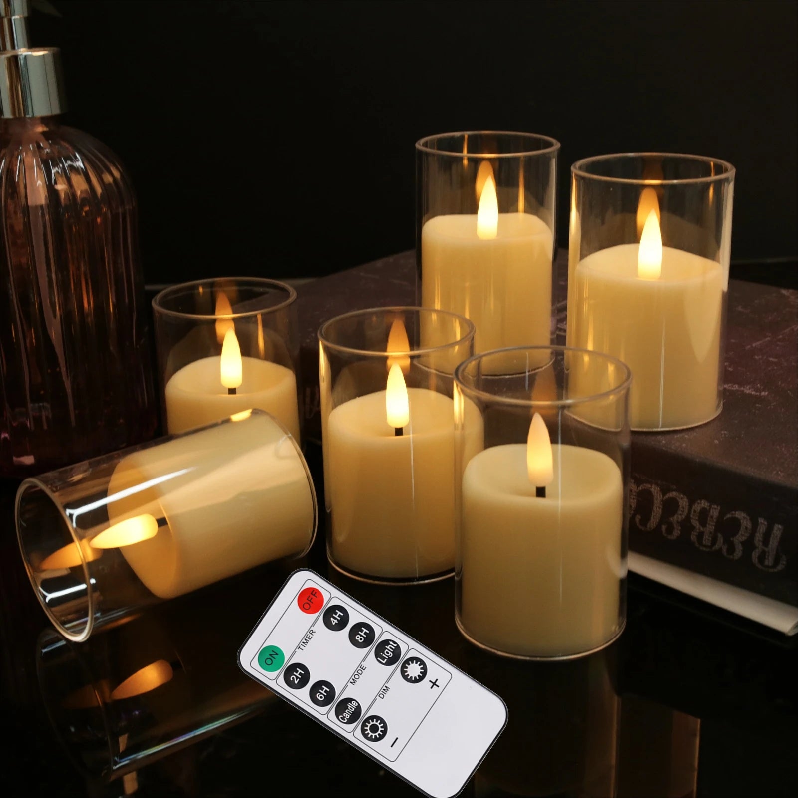 Nordspur | Astris Flameless Pillar Candle Set