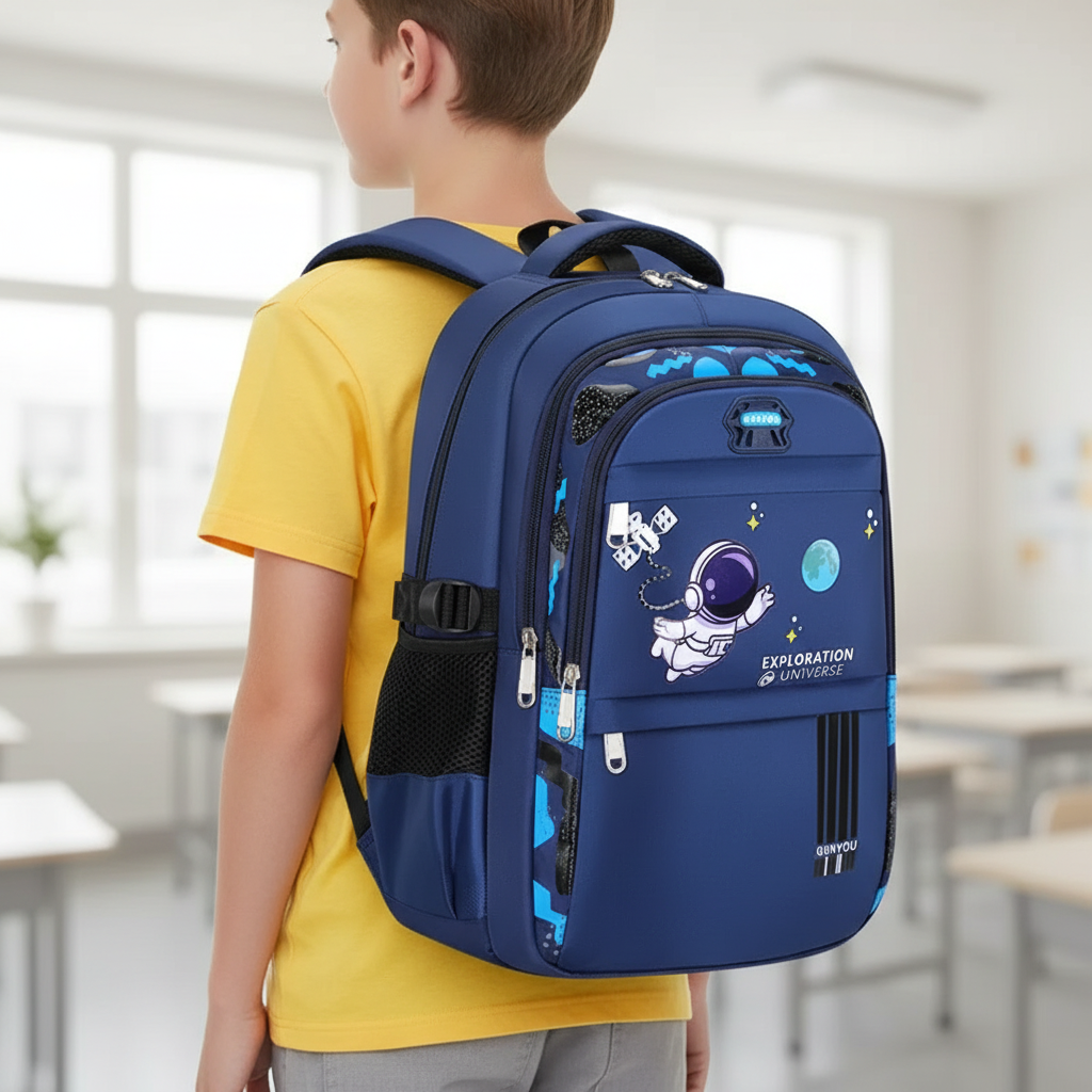 Nordspur | AstroVibe Waterproof Polyester School Backpack