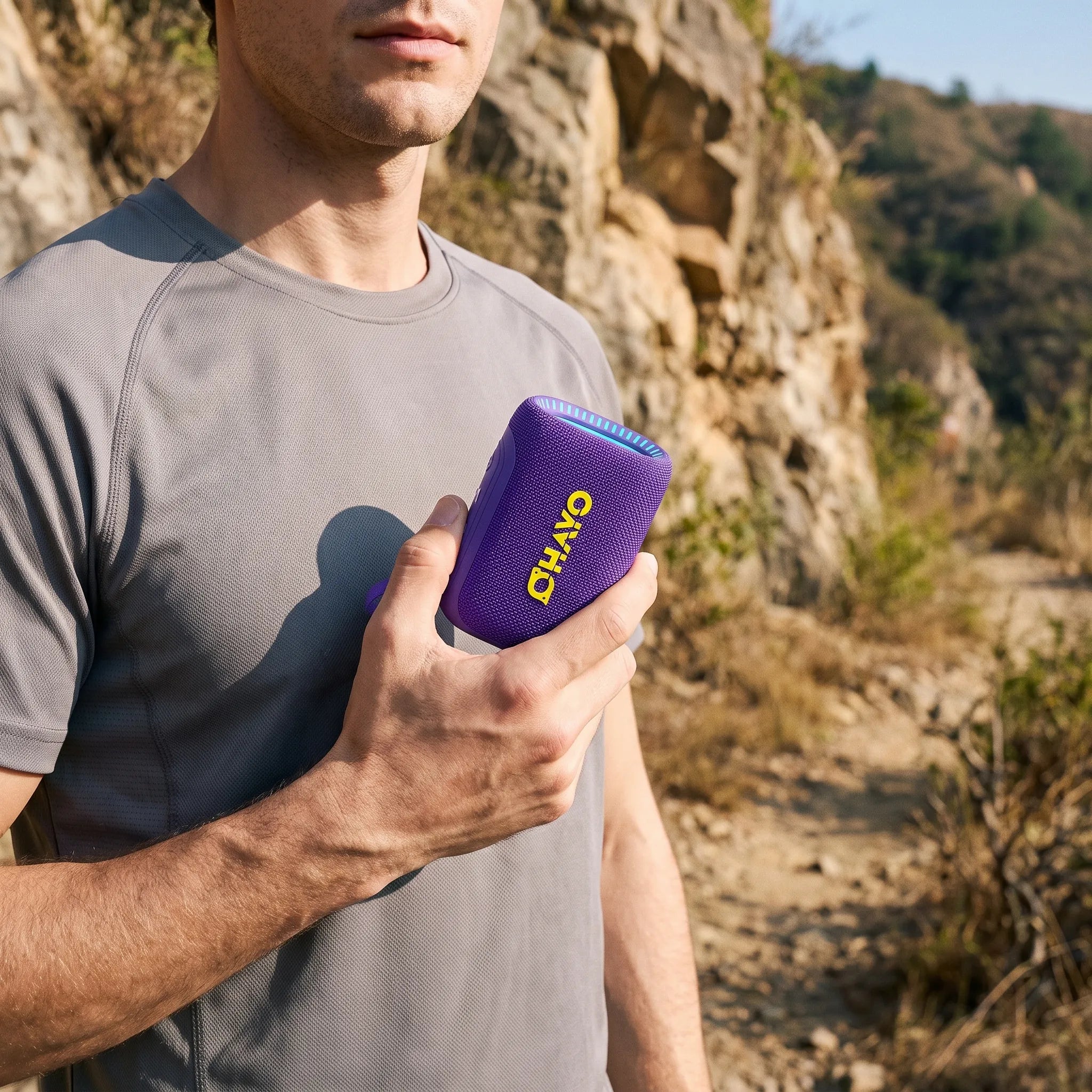 Nordspur | AudioGlow Compact Waterproof Portable Bluetooth Speaker