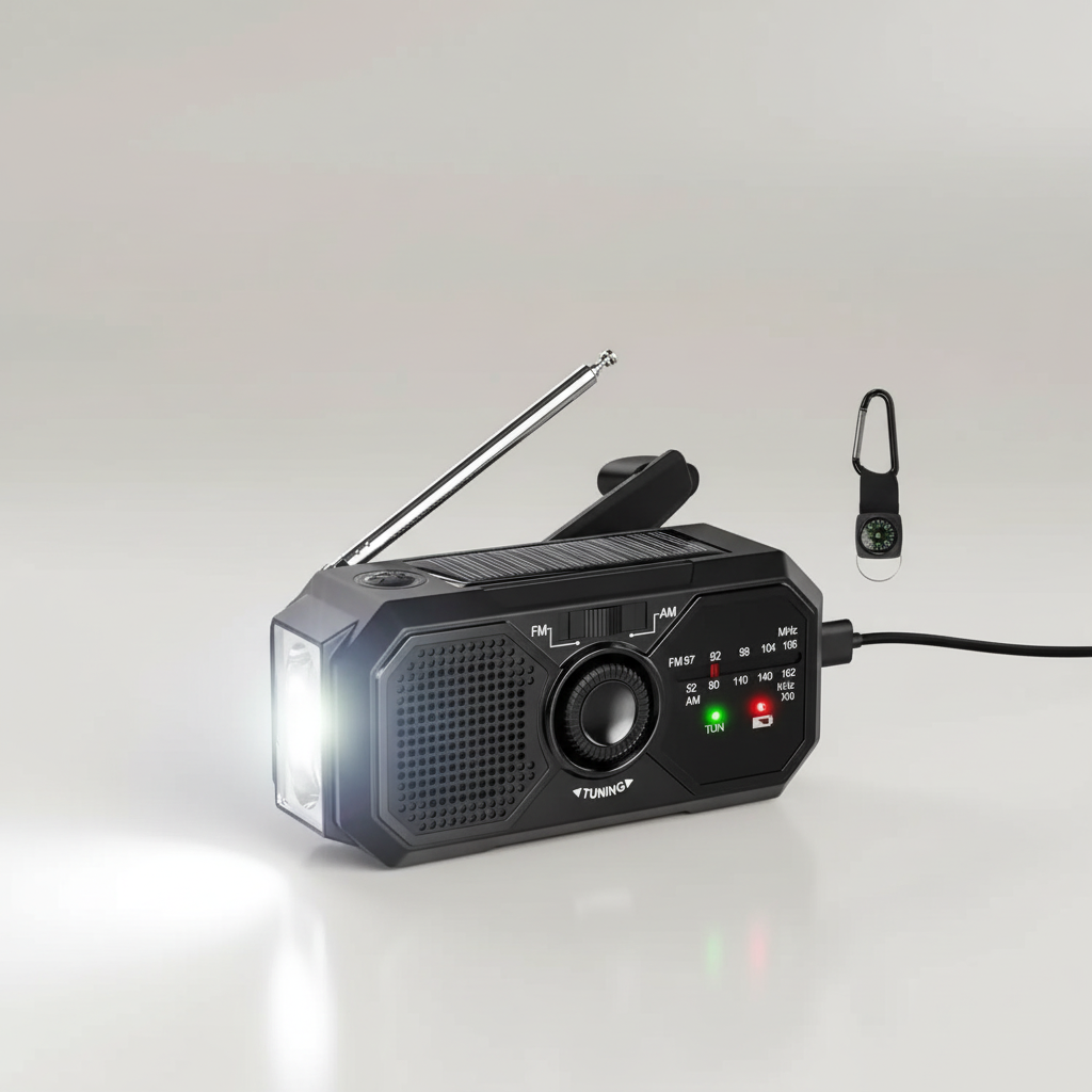 Nordspur | Auralight Portable Solar Crank Radio