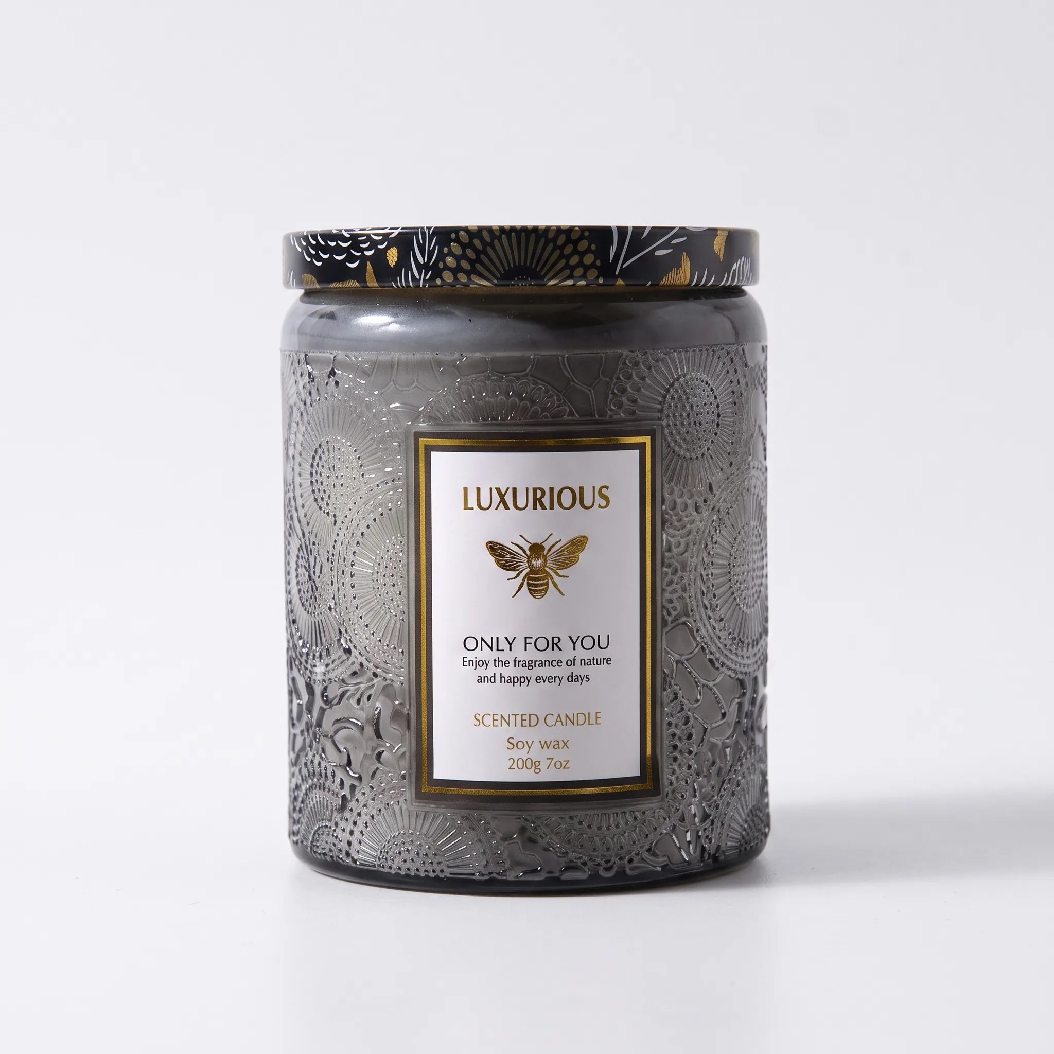 Nordspur | Auralite Decorative Textured Jar Candle
