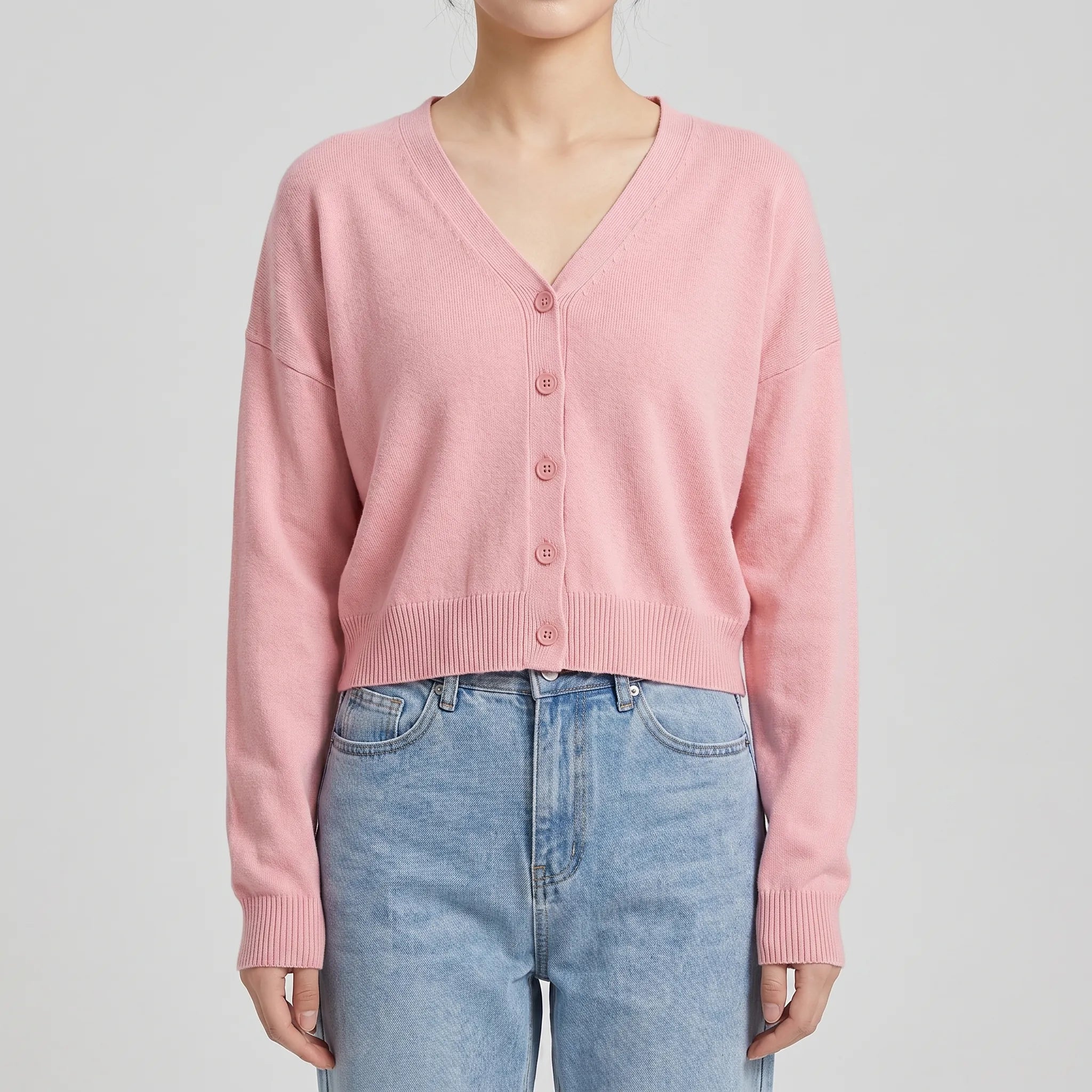 Nordspur | Aurelia Cropped V-Neck Cardigan
