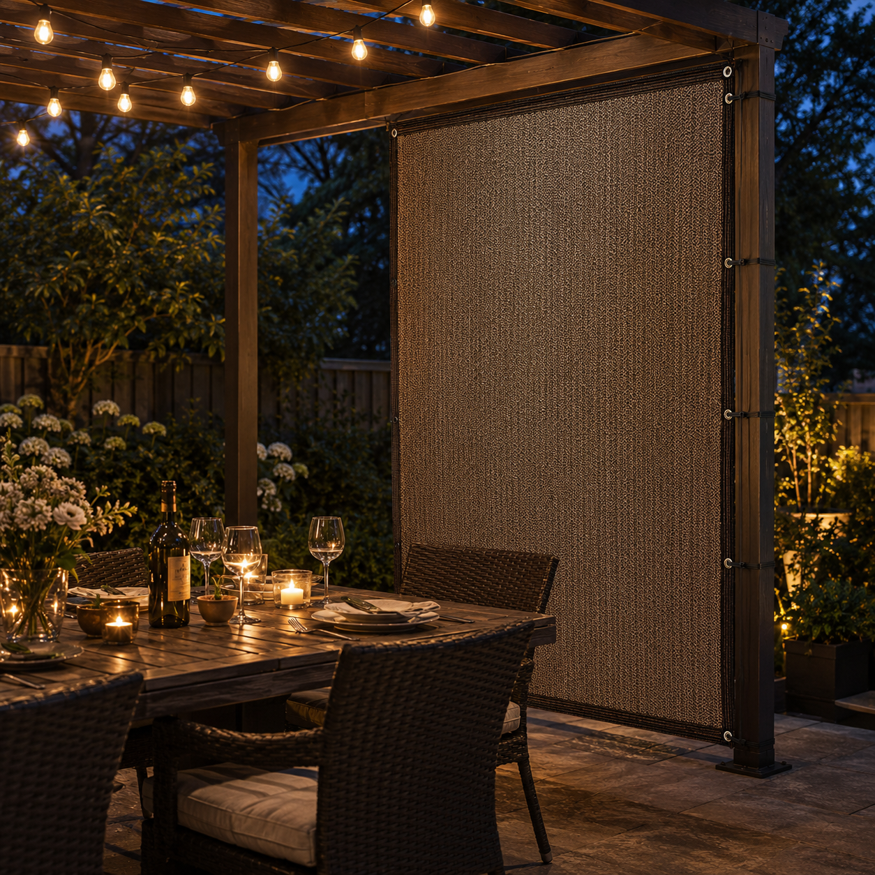 Nordspur | Aurevo Garden Privacy Screen | Patio Side Panel, No Drilling