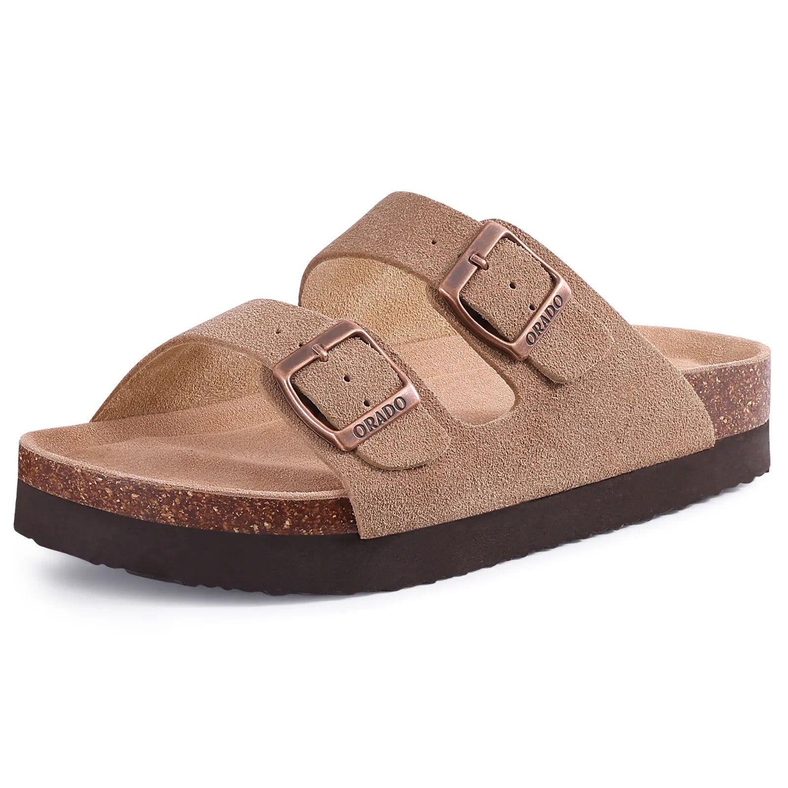 Nordspur | Aurisol Two-Strap Slip-On Sandals